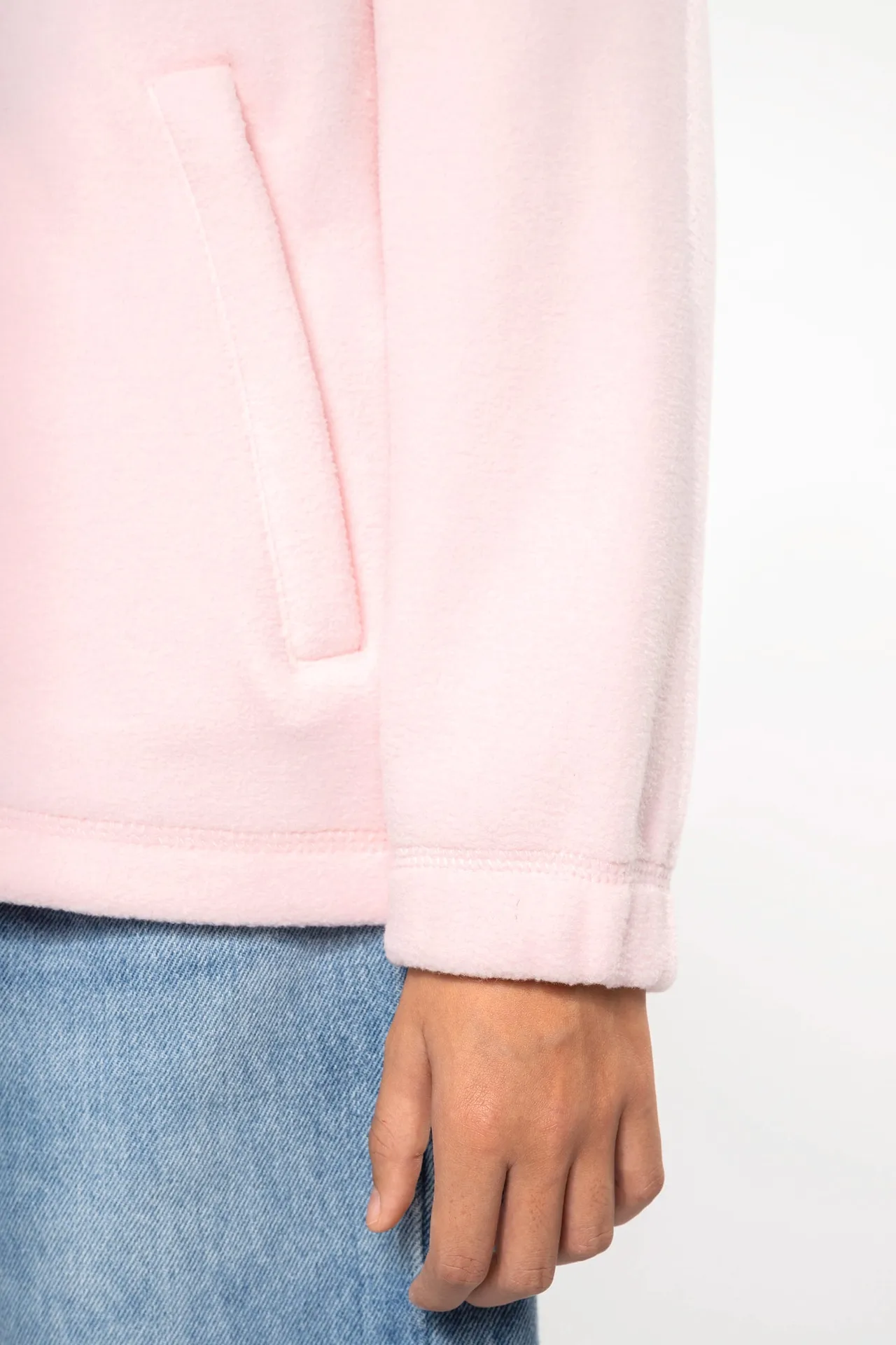 Mikrofleece-Jacke mit Reißverschluss für Kinder