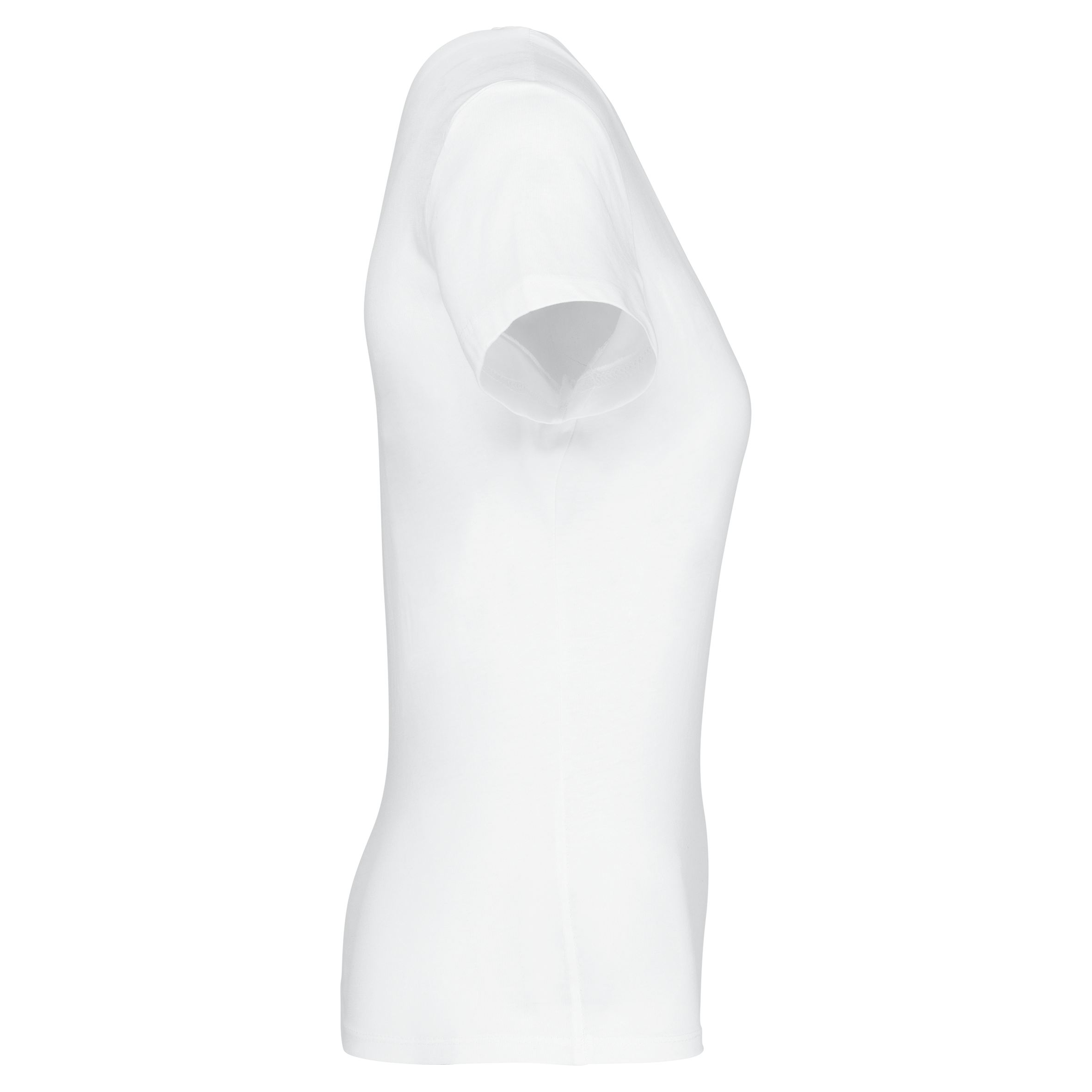 Ladies' short-sleeved V-neck T-shirt