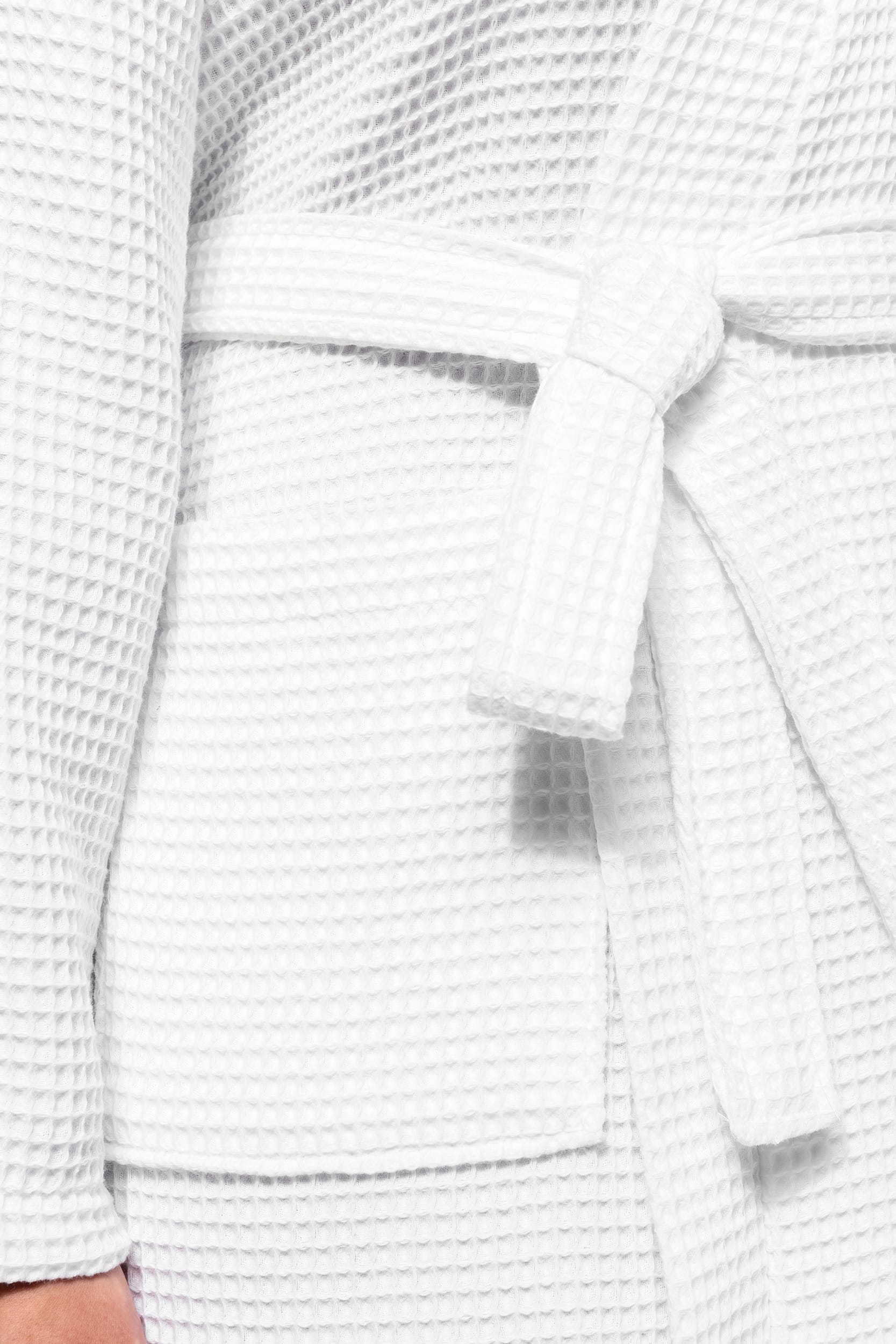 Walkfrottier-Bademantel Waffelpiqué