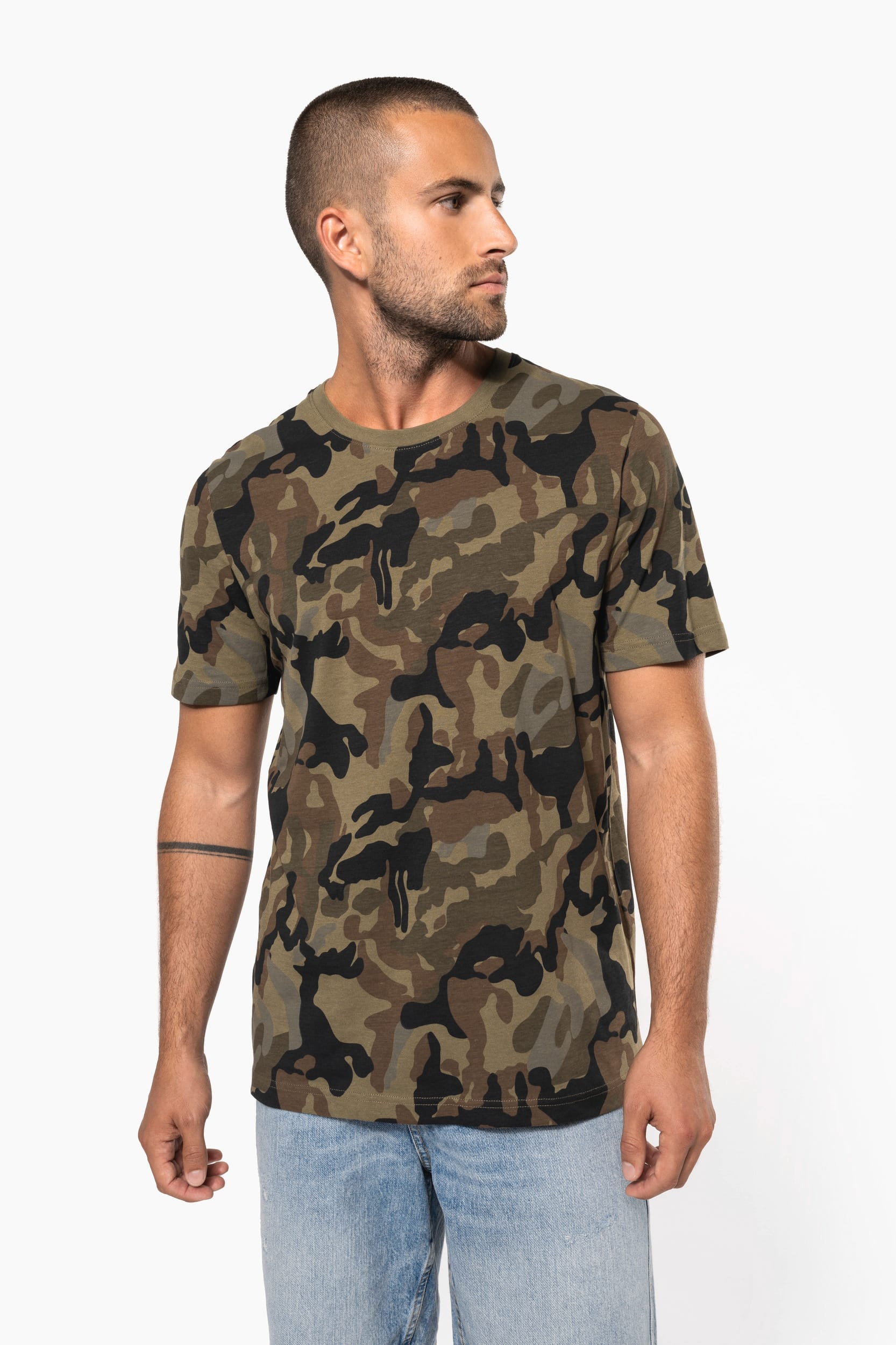 Kurzarm-T-Shirt Camo