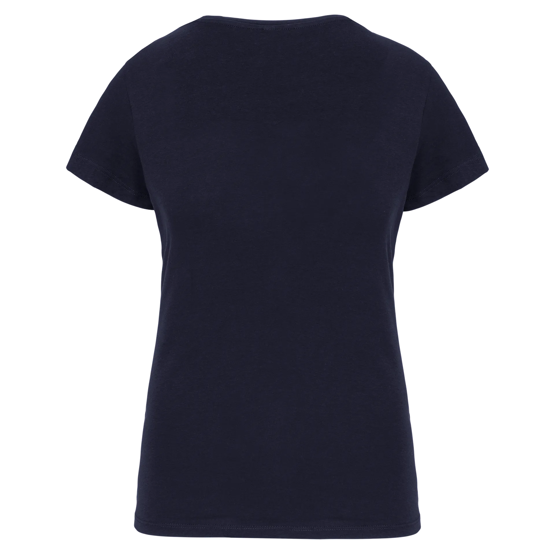 Kurzarm-Damen-T-Shirt mit V-Ausschnitt