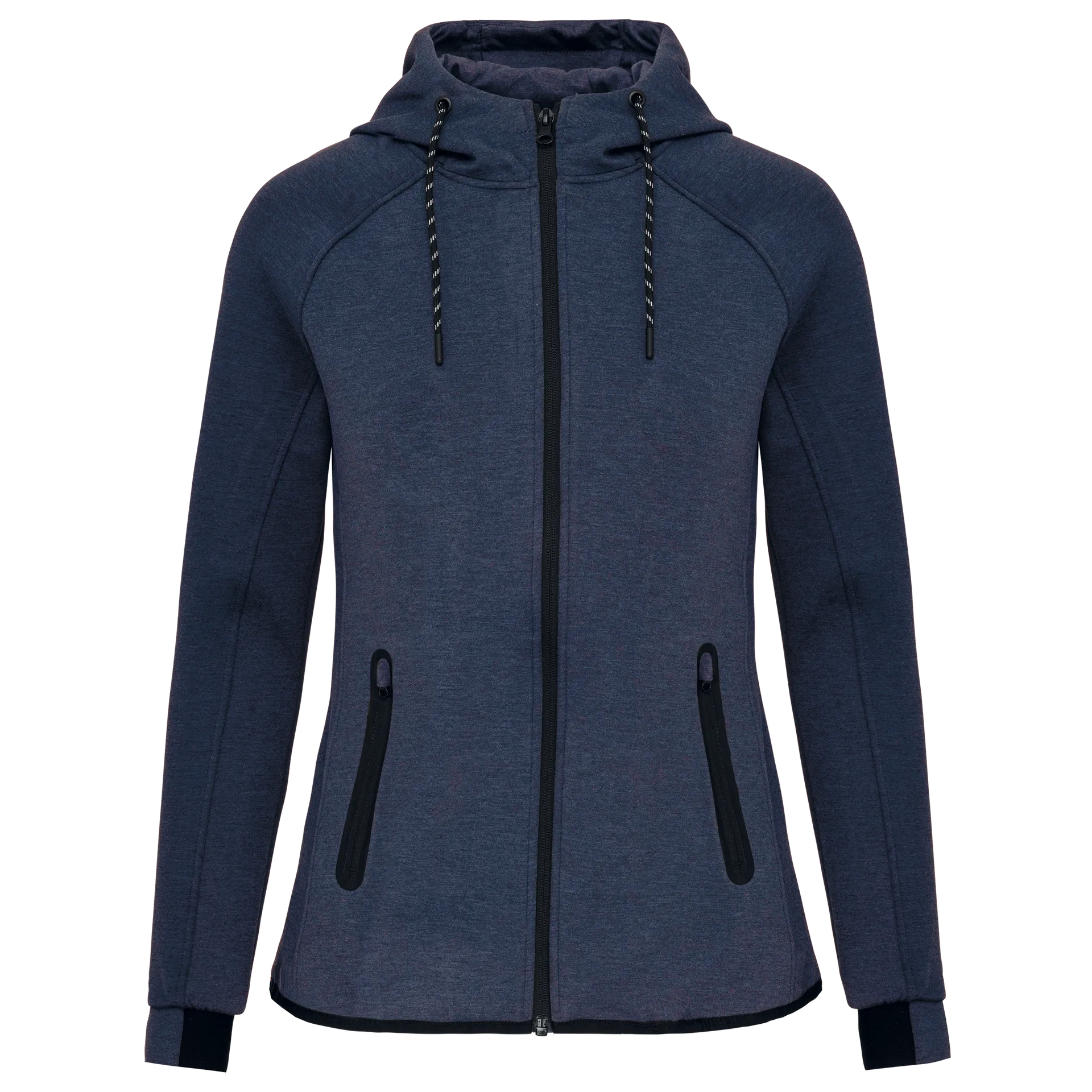 Damen-Funktions- performance Kapuzenjacke
