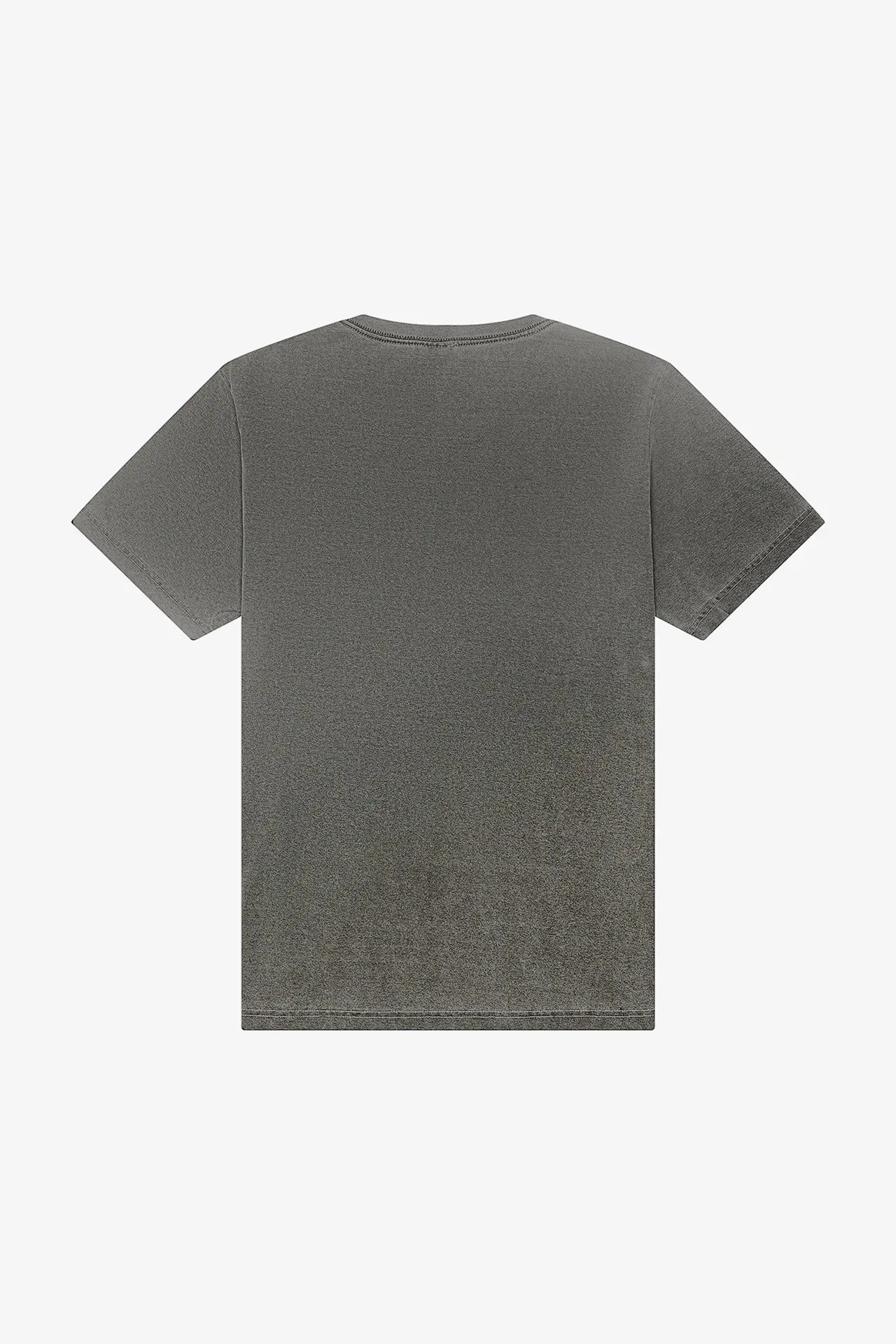 Unisex-T-Shirt aus dickem, verwaschenem Stoff