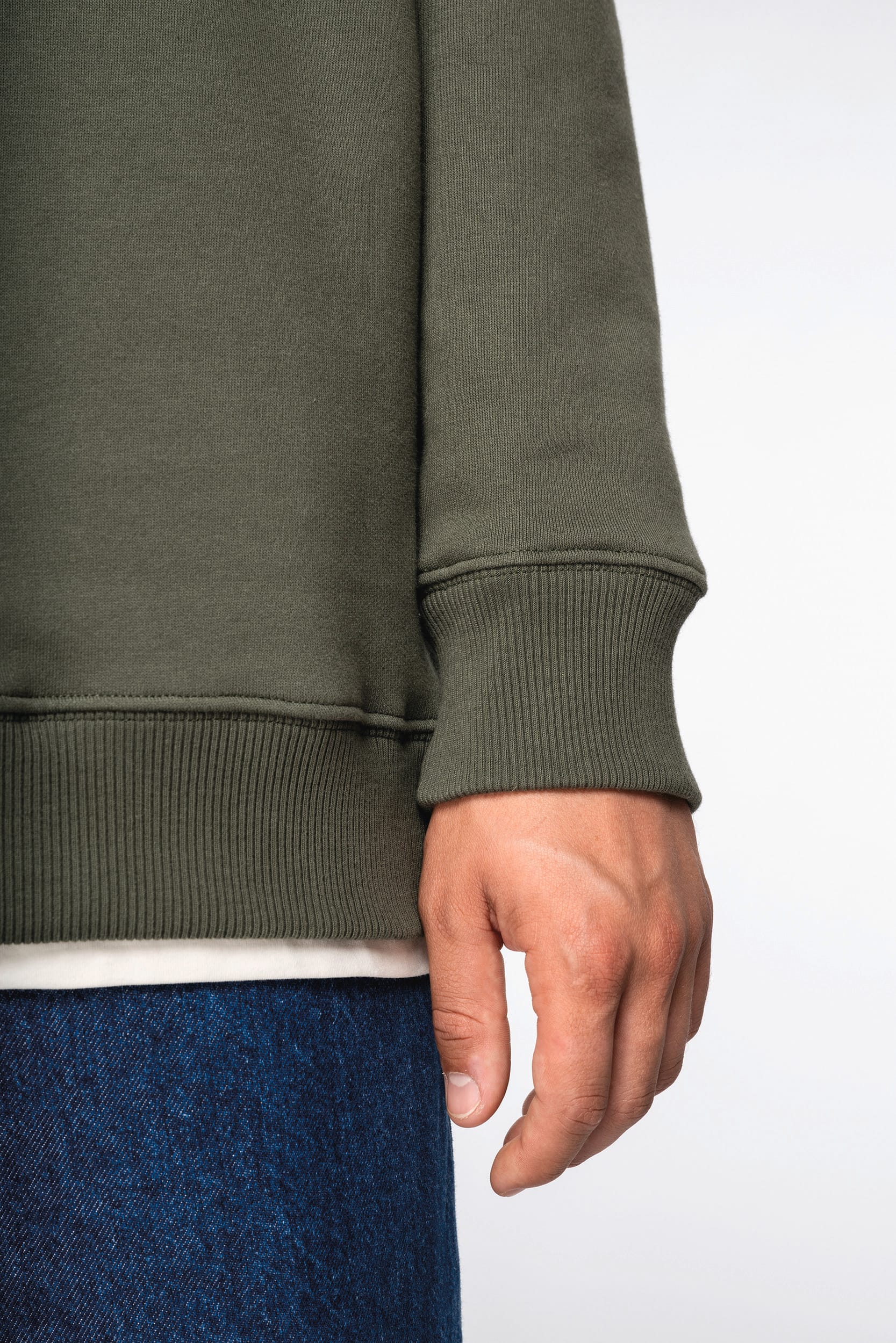 Umweltfreundliches Oversize Unisex-Sweatshirt mit Rundhalsausschnitt