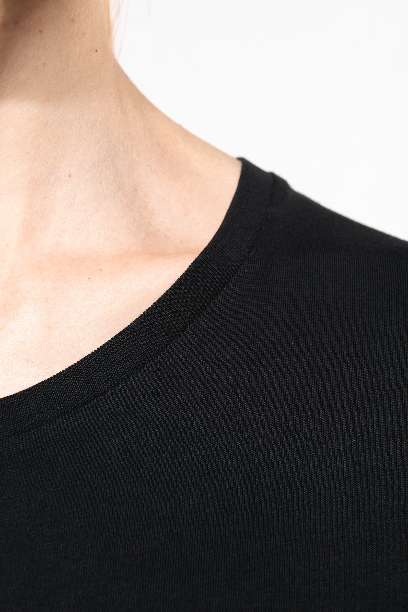 Supima® Damen-T-Shirt mit Rundhalsausschnitt und langen Ärmeln