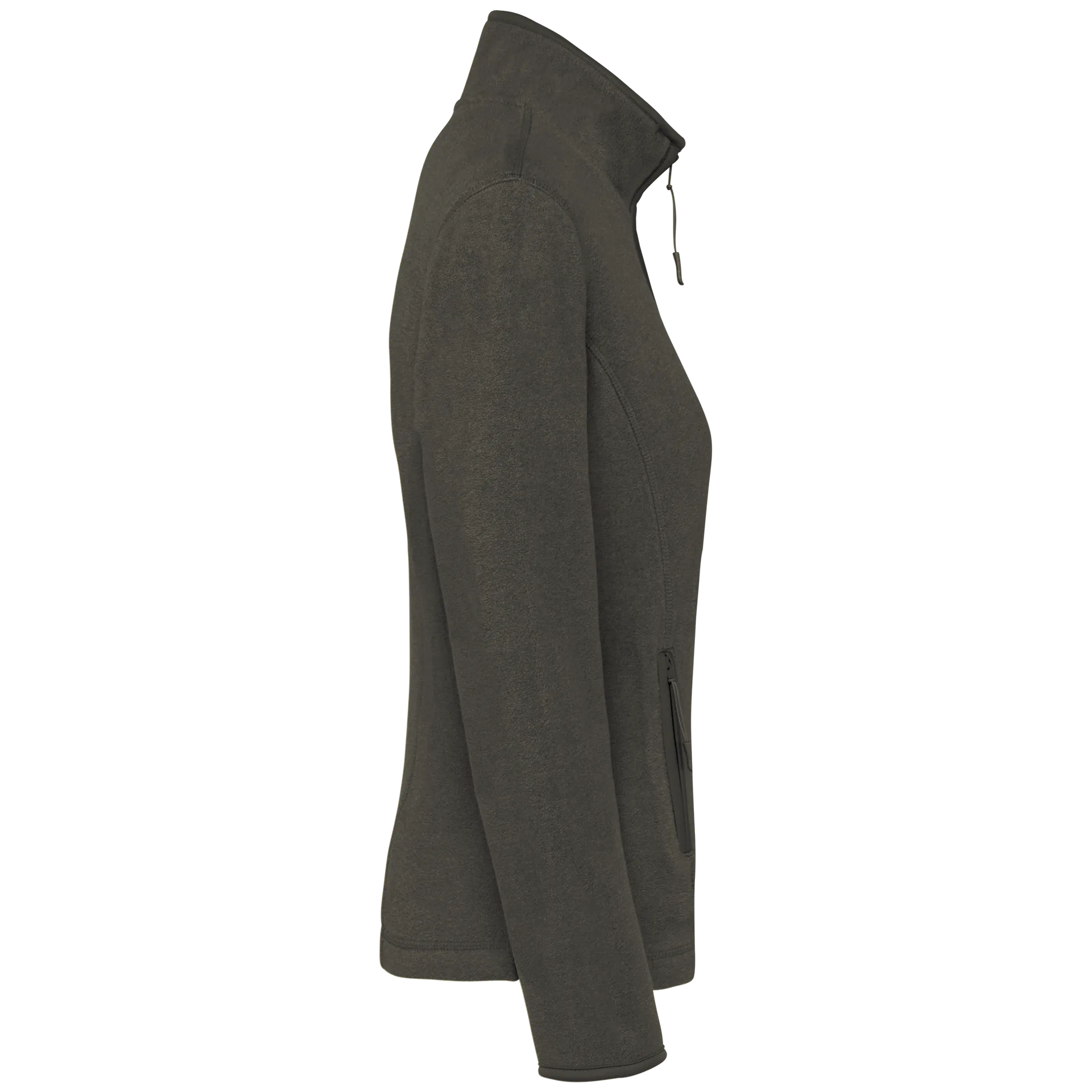 Mikrofleece-Jacke mit Reißverschluss für Damen