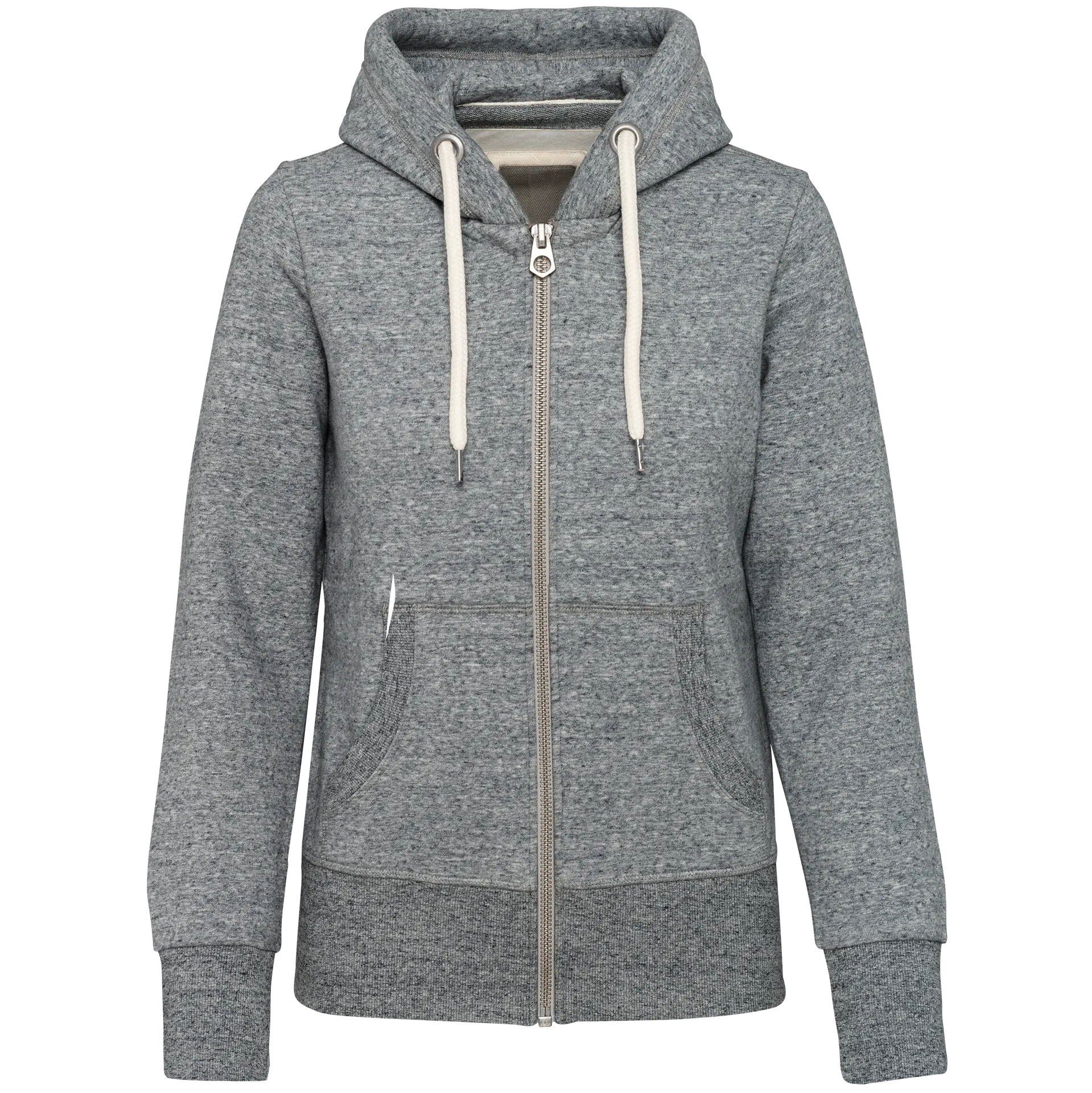 Damen Kapuzensweatshirt mit Reißverschluss