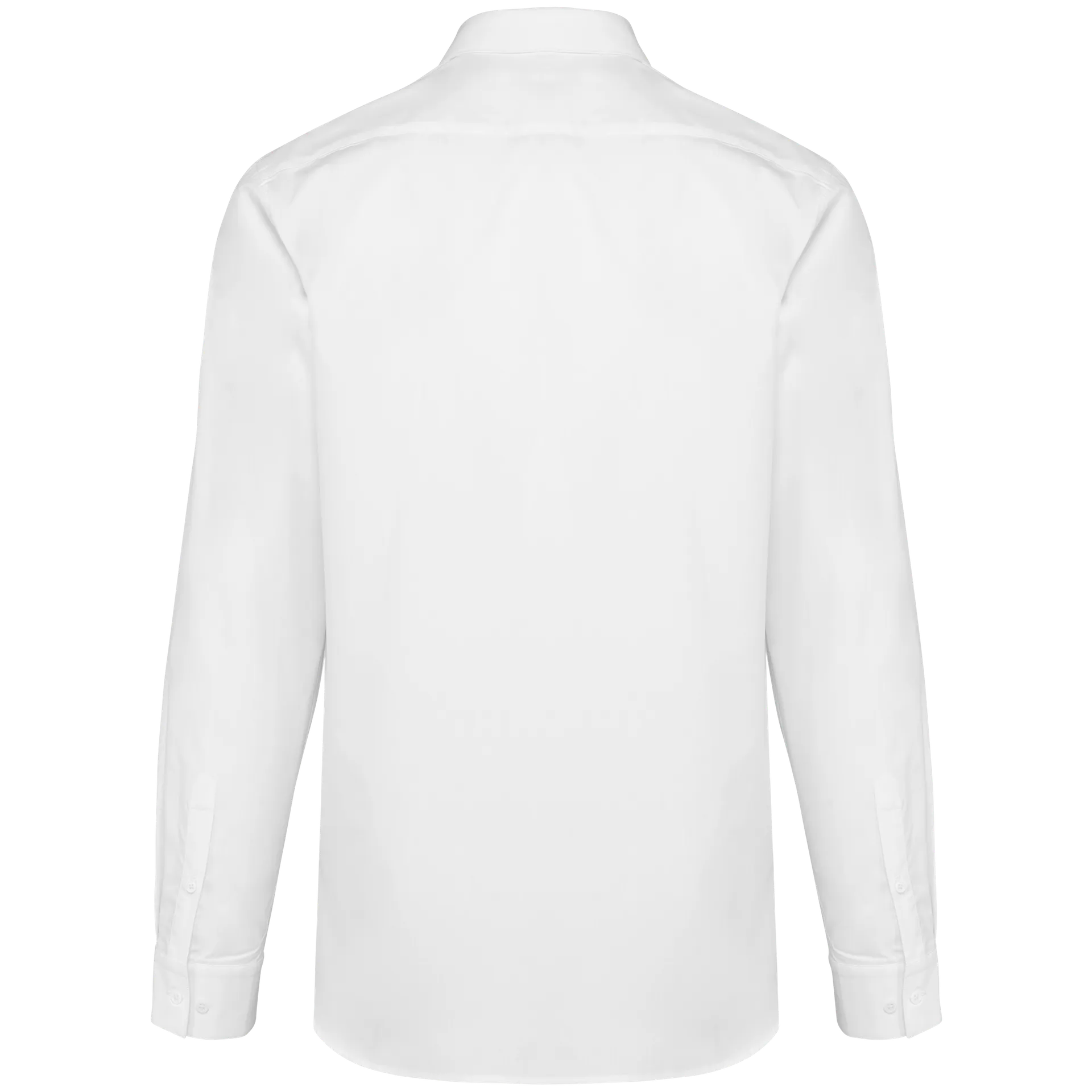 Popeline-Hemd für Herren mit langen Ärmeln
