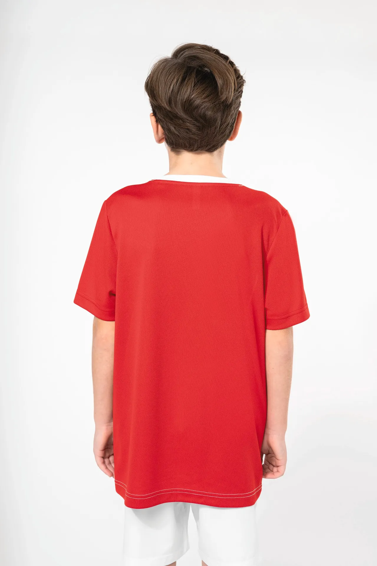 Zweifarbiges umweltfreundliches Sport-T-Shirt für Kinder