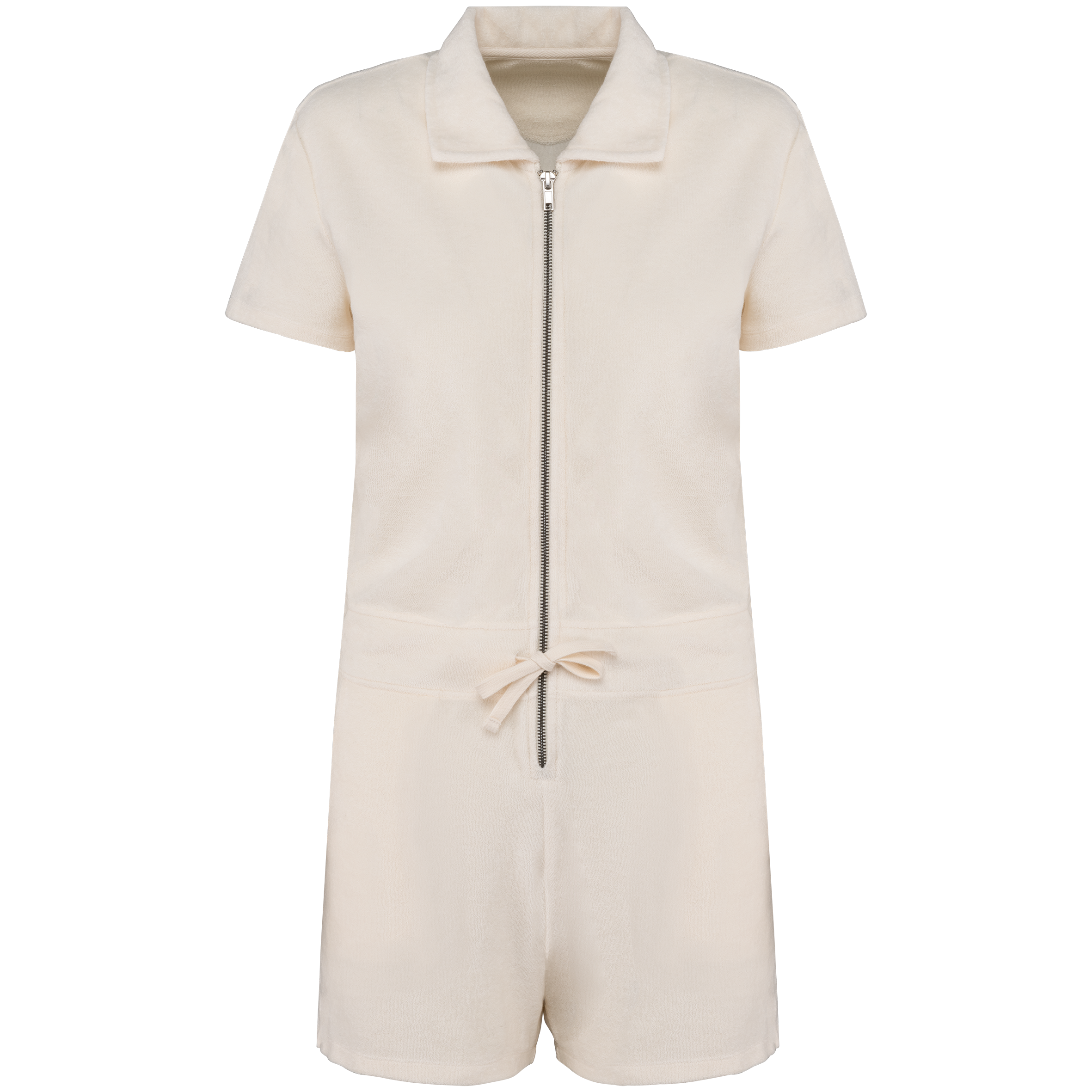 Umweltfreundliches Short-Jumpsuit aus Frottee für Damen