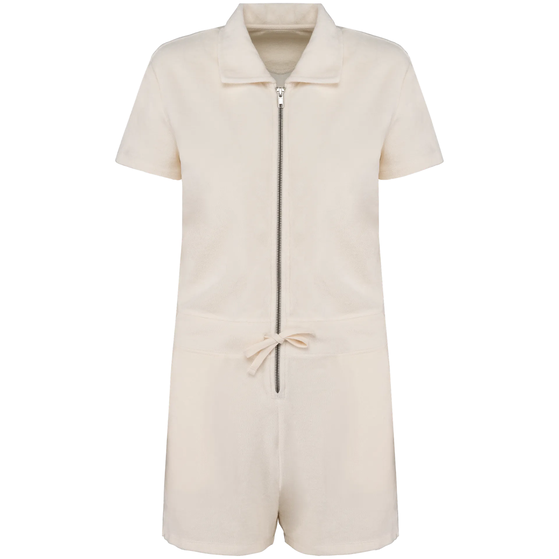 Umweltfreundliches Short-Jumpsuit aus Frottee für Damen