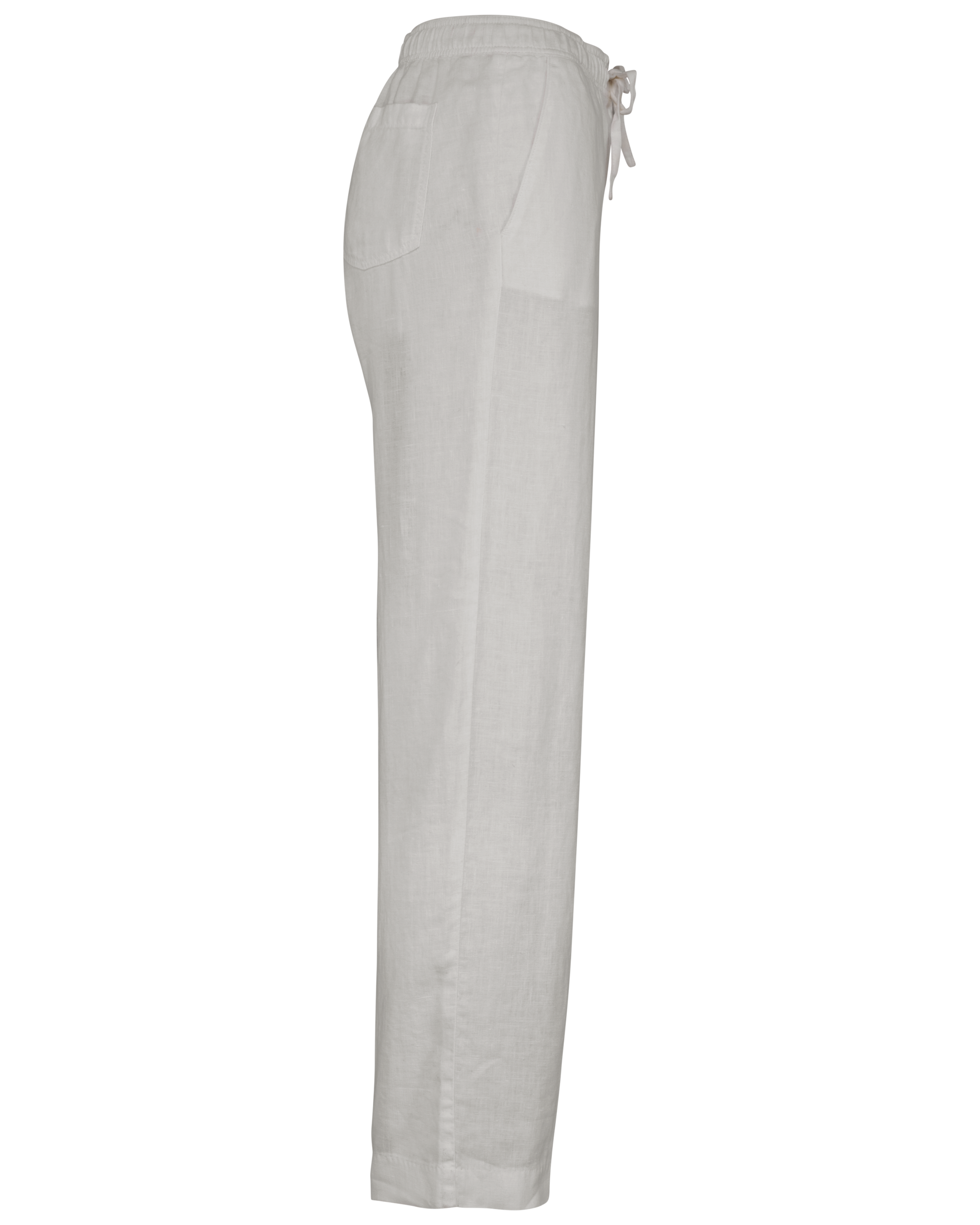 Ausgewaschene Damenhose aus Leinen