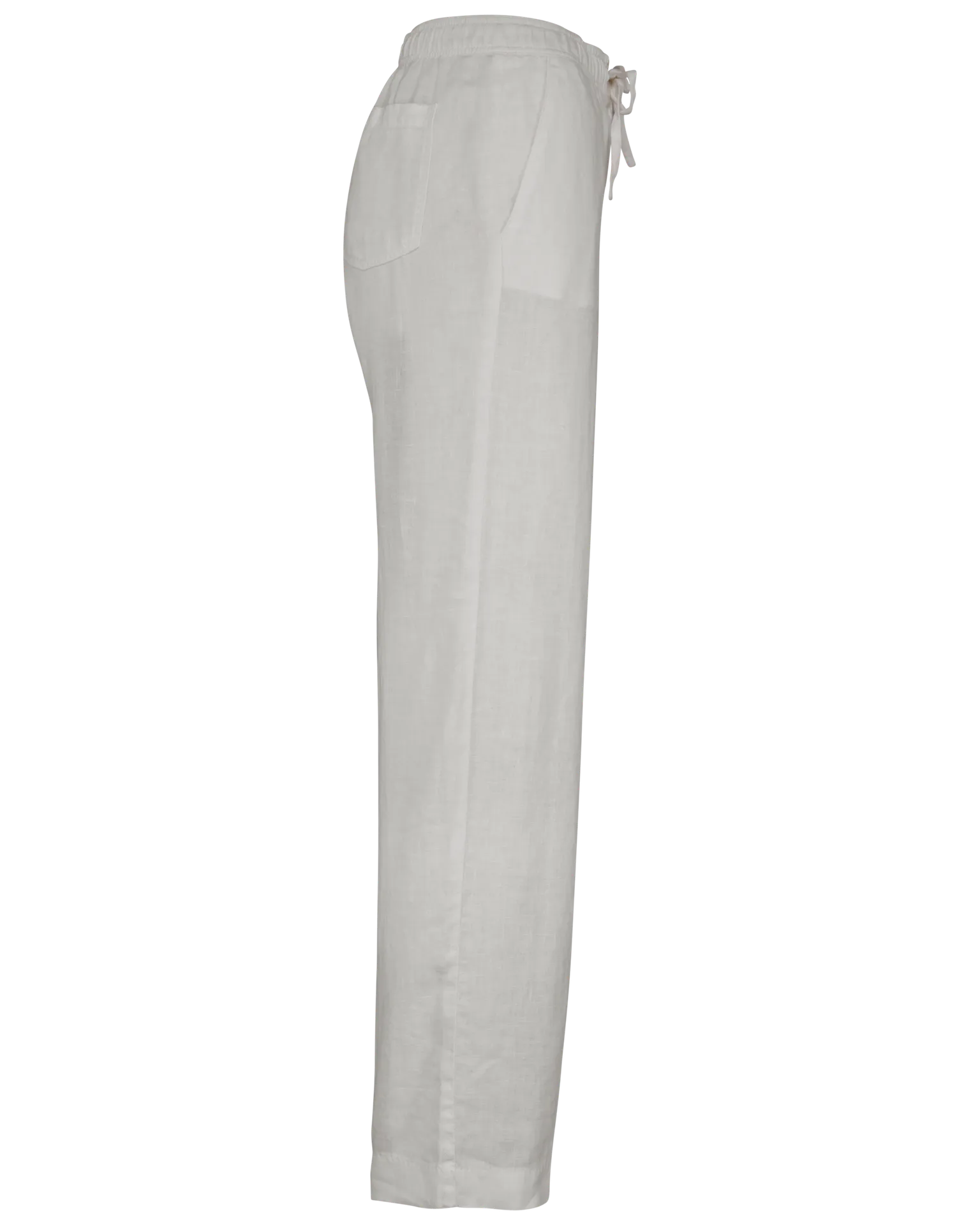 Ausgewaschene Damenhose aus Leinen