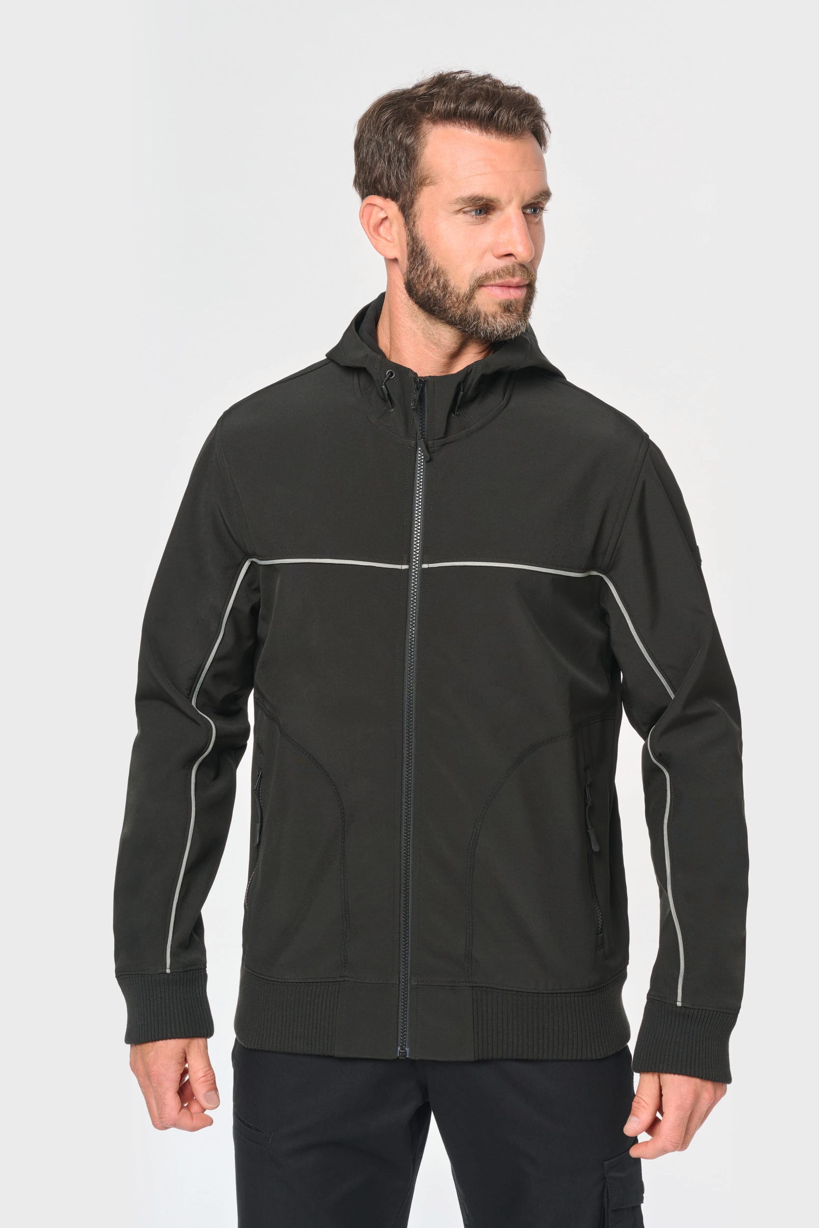 3-lagige Unisex-Softshell-jacke 3-lagige Unisex-Softshell-jacke