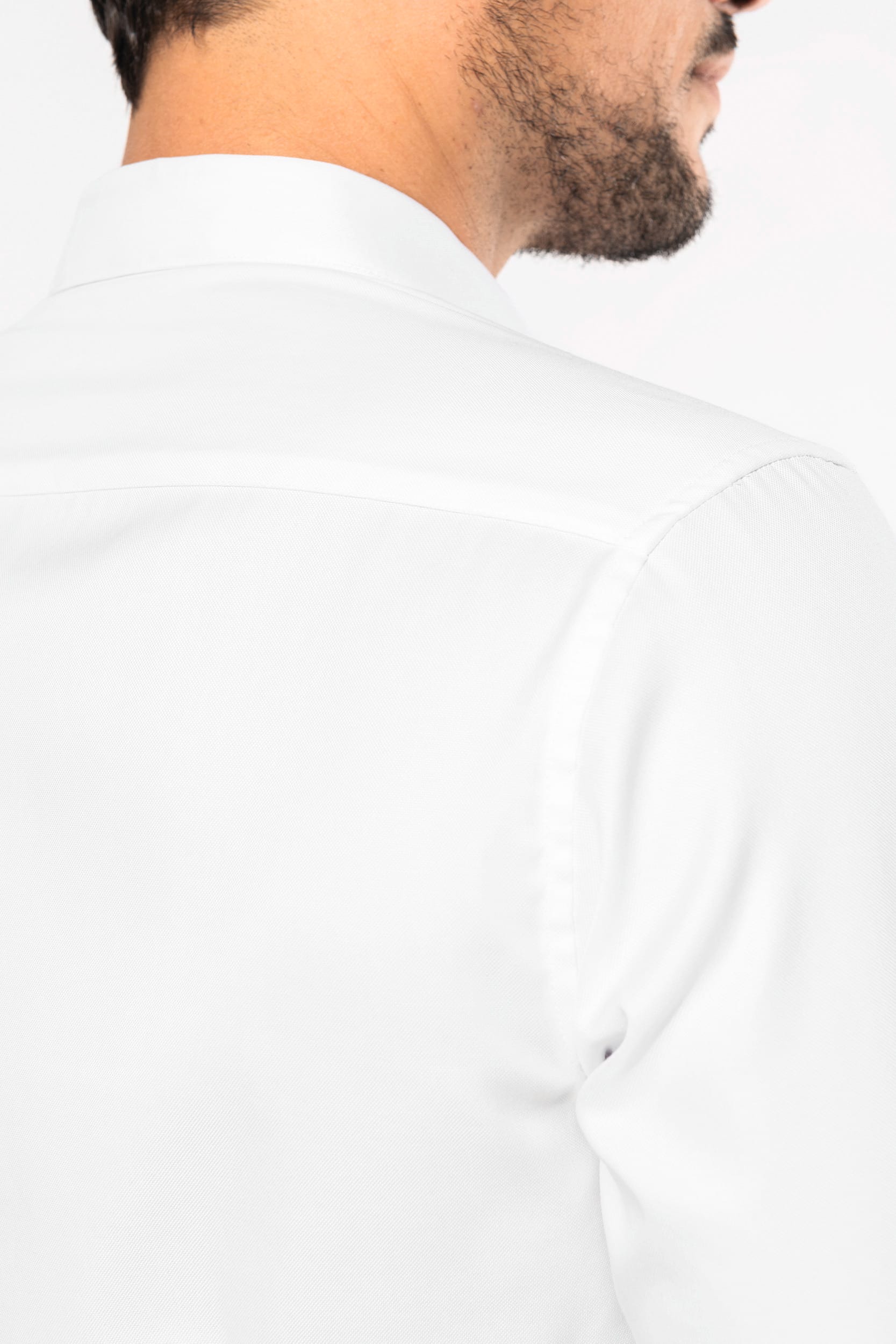 Oxford Pinpoint-Herrenhemd mit langen Ärmeln