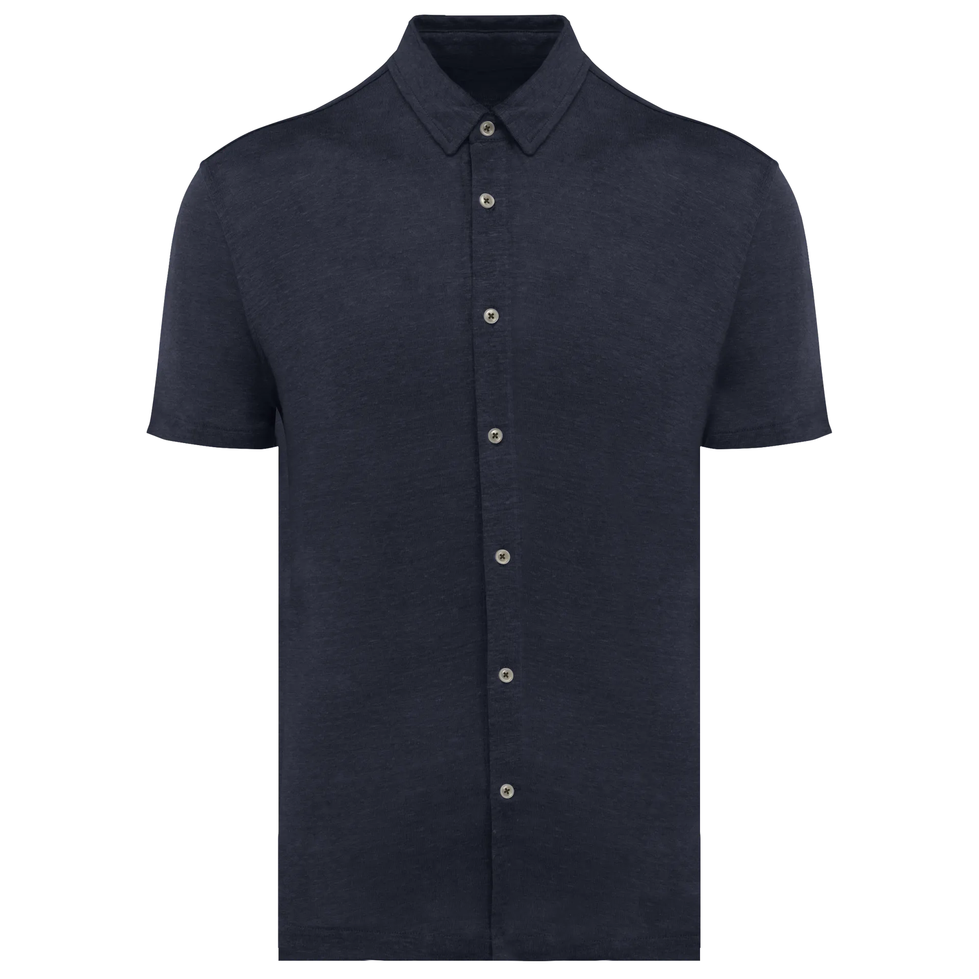 Leinenhemd mit kurzen Ärmeln für Herren