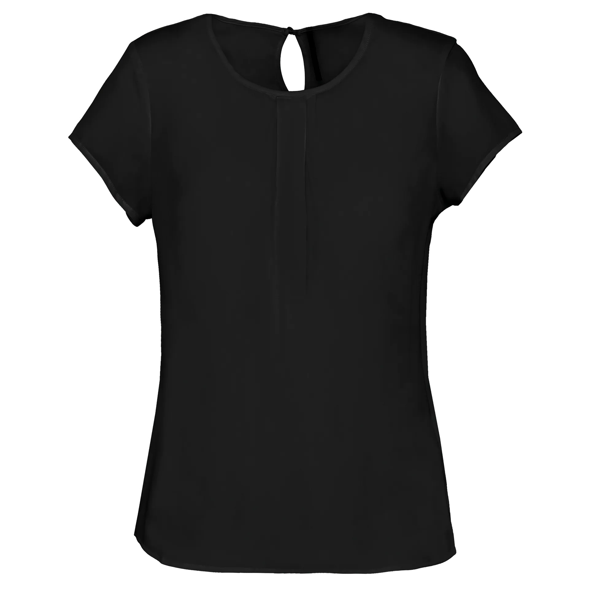 Kurzarm-Kreppbluse für Damen