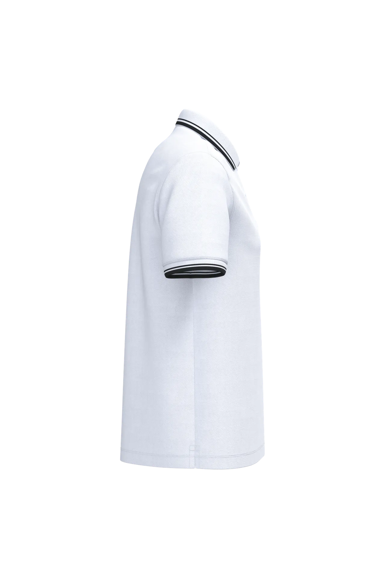 Herren Poloshirt mit kurzen Ärmeln und kontrastfarbenen Paspeln