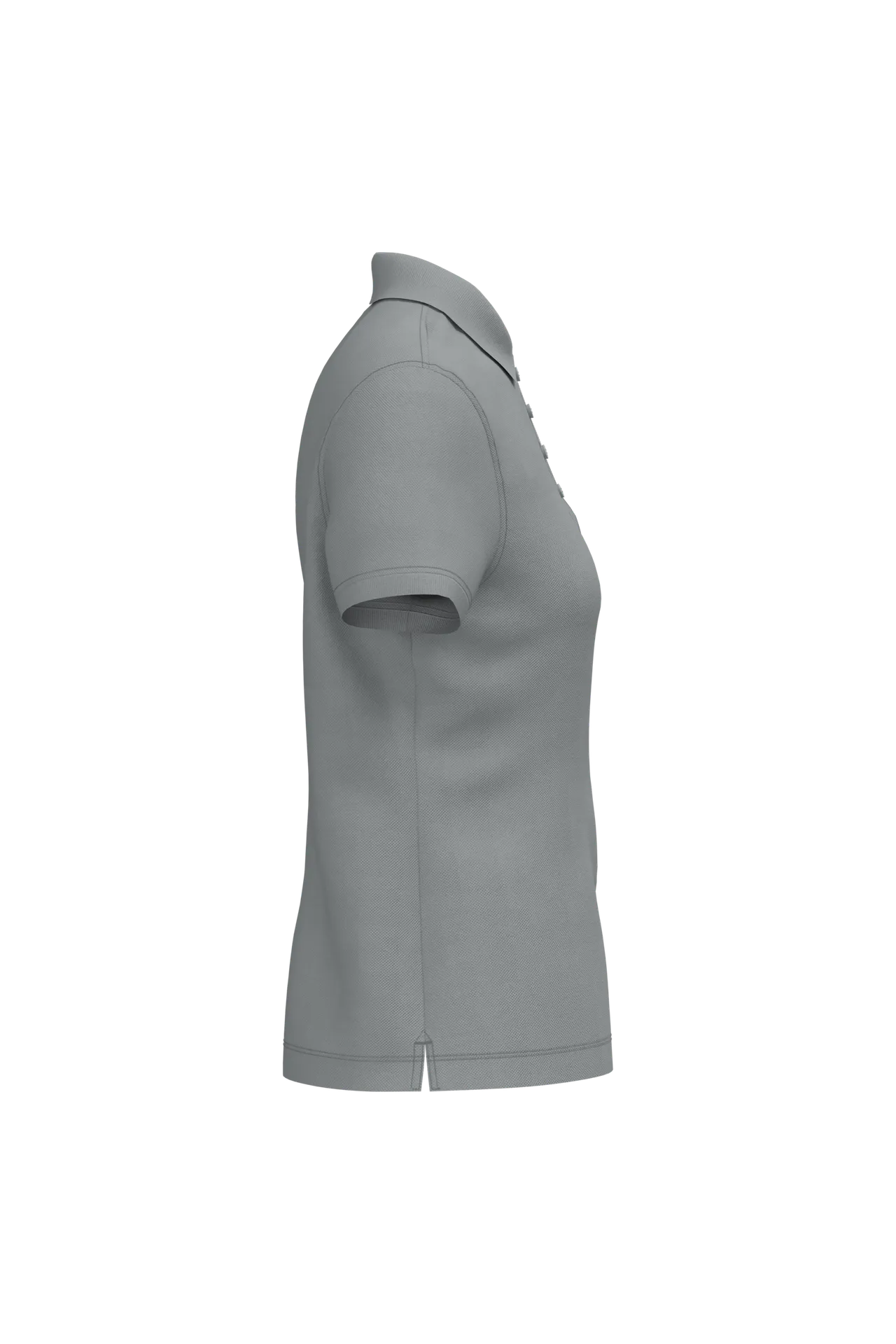 Dammen Kurzam Poloshirt aus Baumwollpiqué