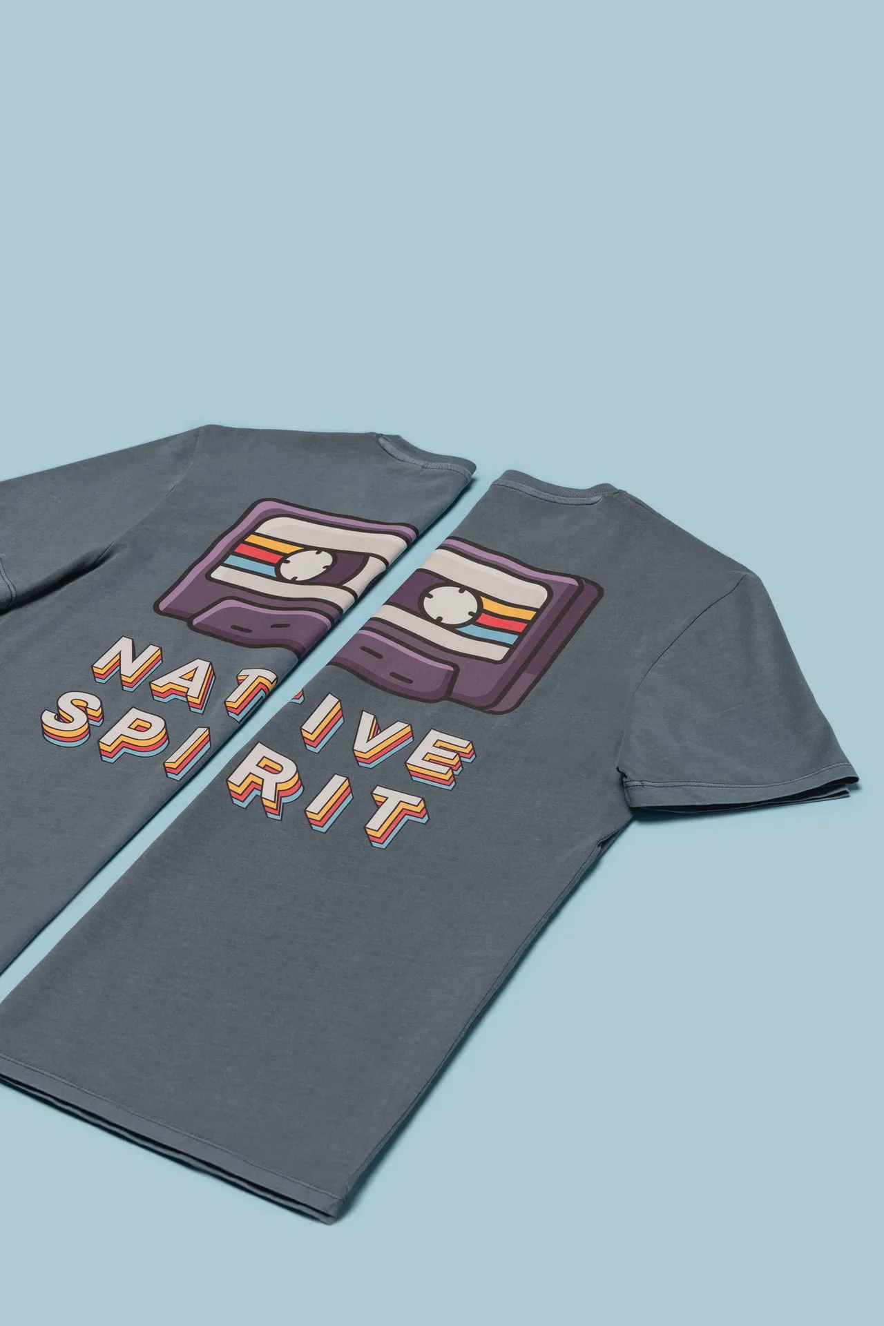 Umweltfreundliches ausgewaschenes Unisex T-Shirt