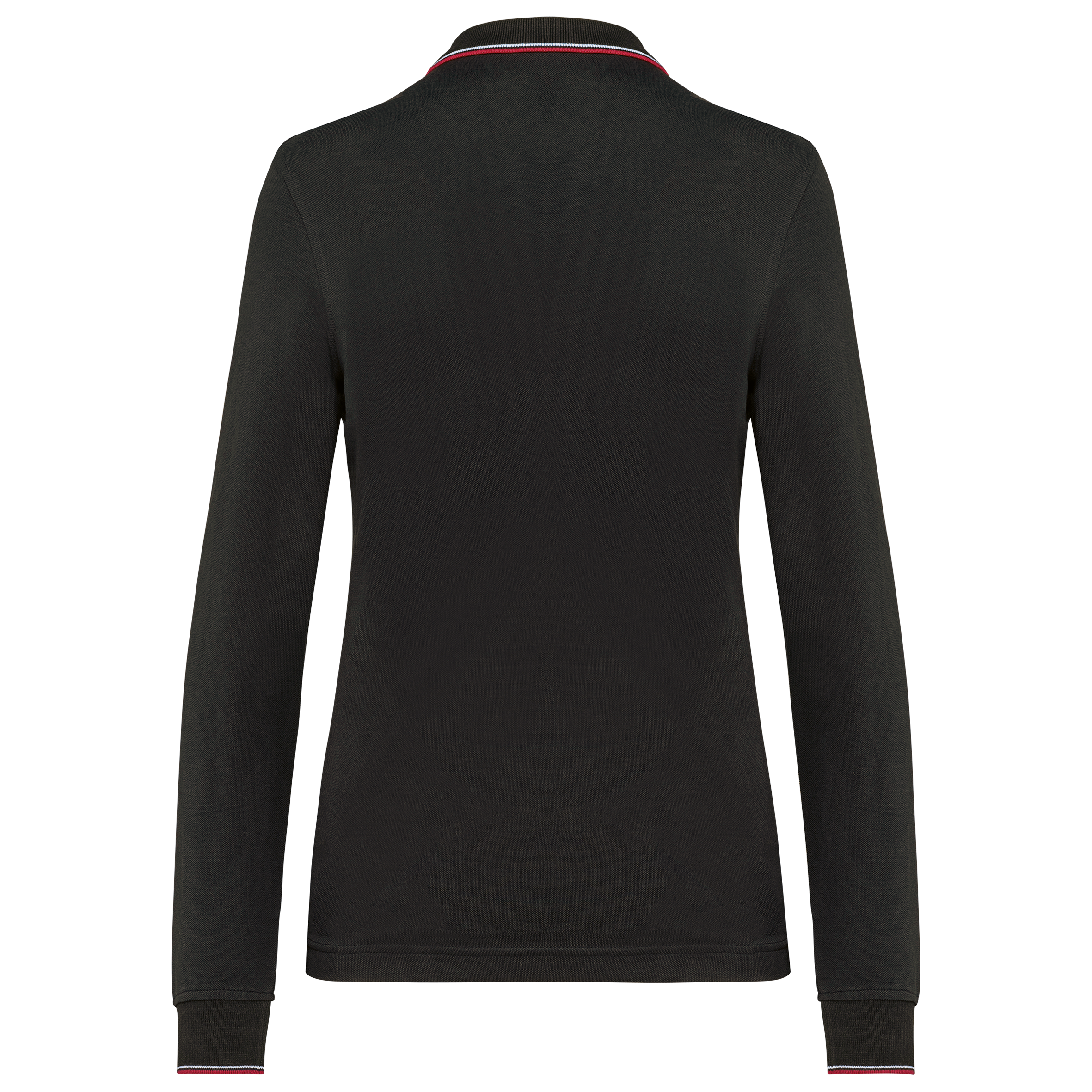 Langarm-Polohemd aus Piqué für Damen