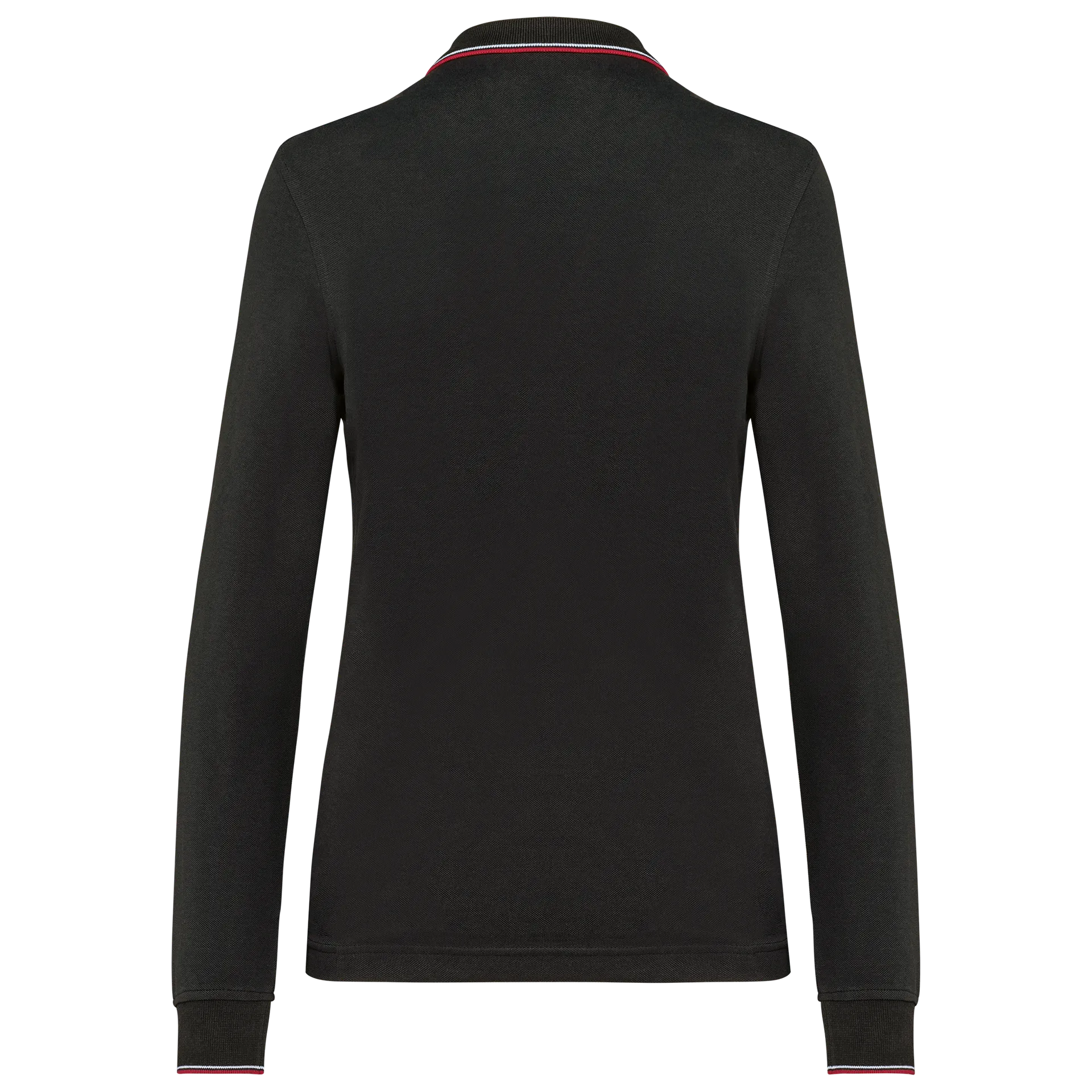 Langarm-Polohemd aus Piqué für Damen