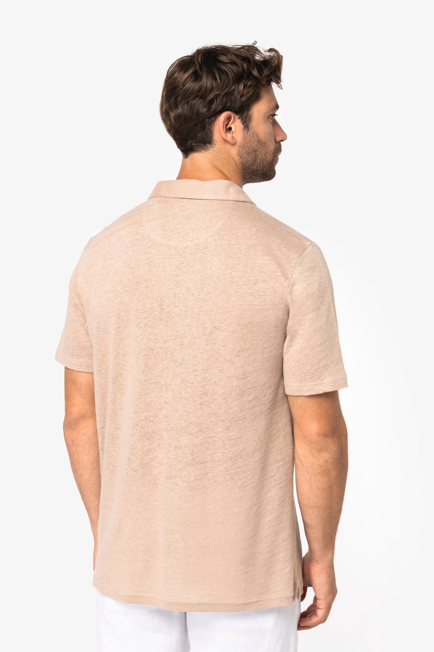 Herren-Polohemd aus Leinen