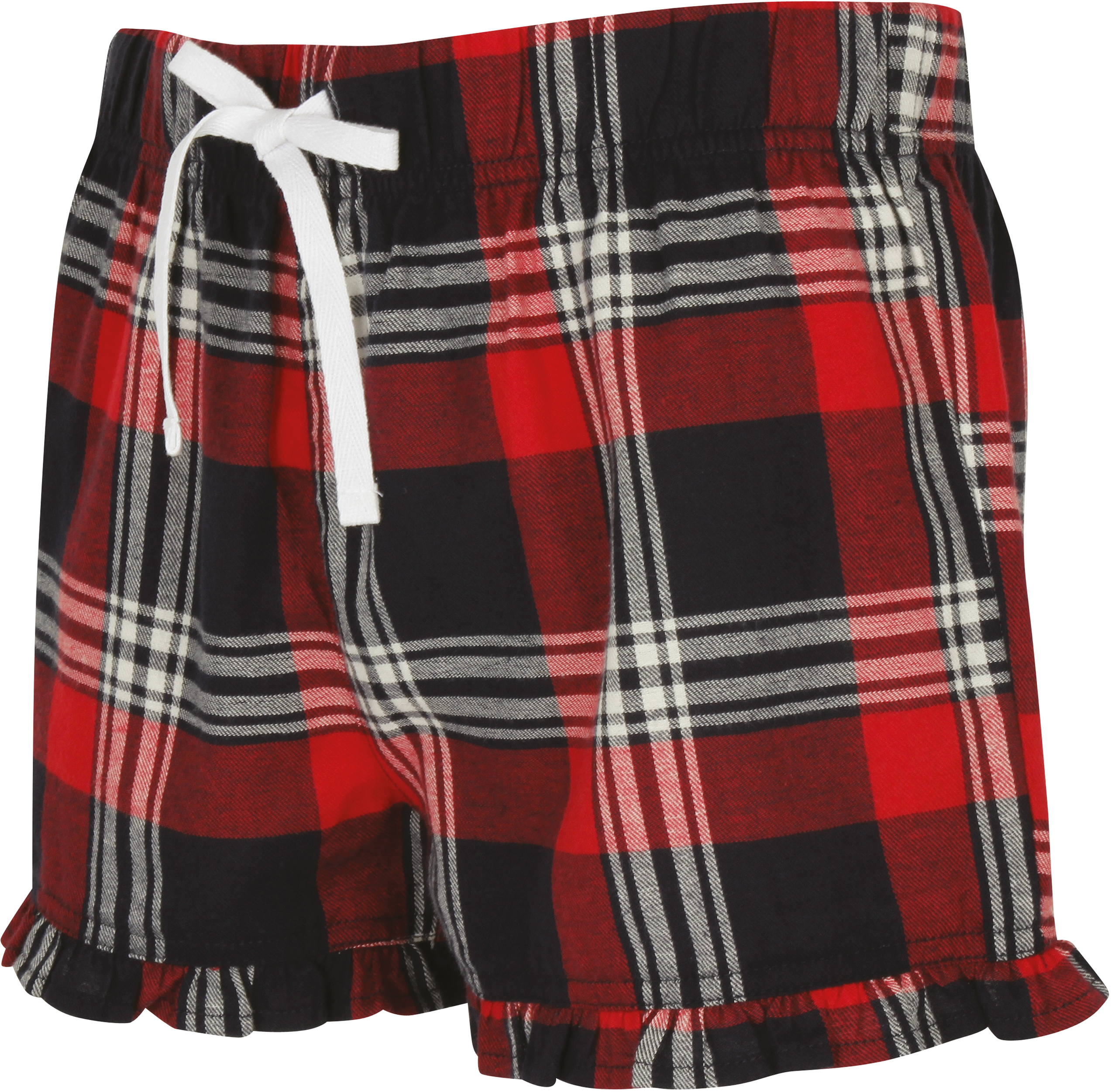 Women's Tartan Frill Lounge Shorts