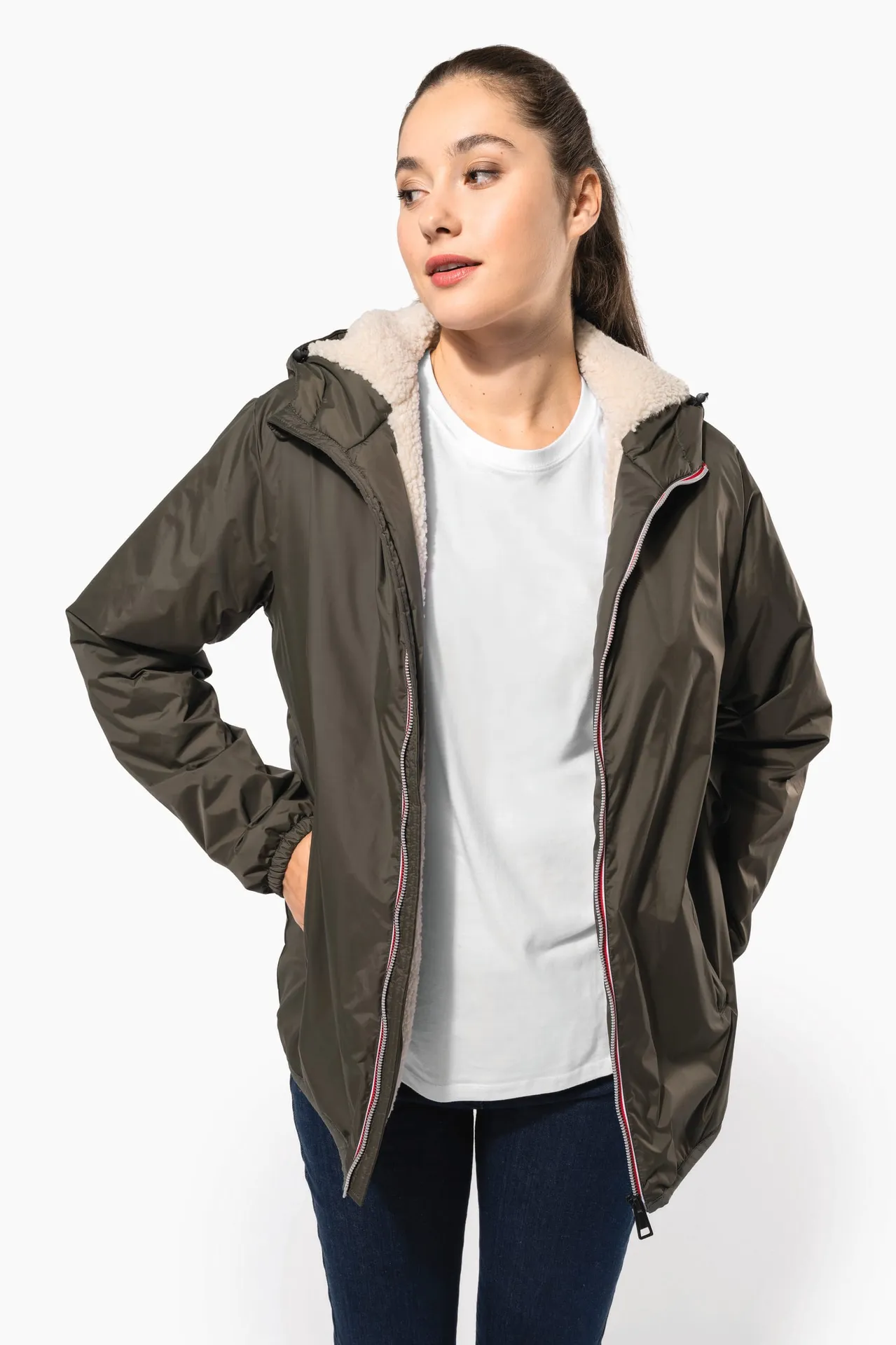 Gefütterte Sherpa-Jacke Unisex