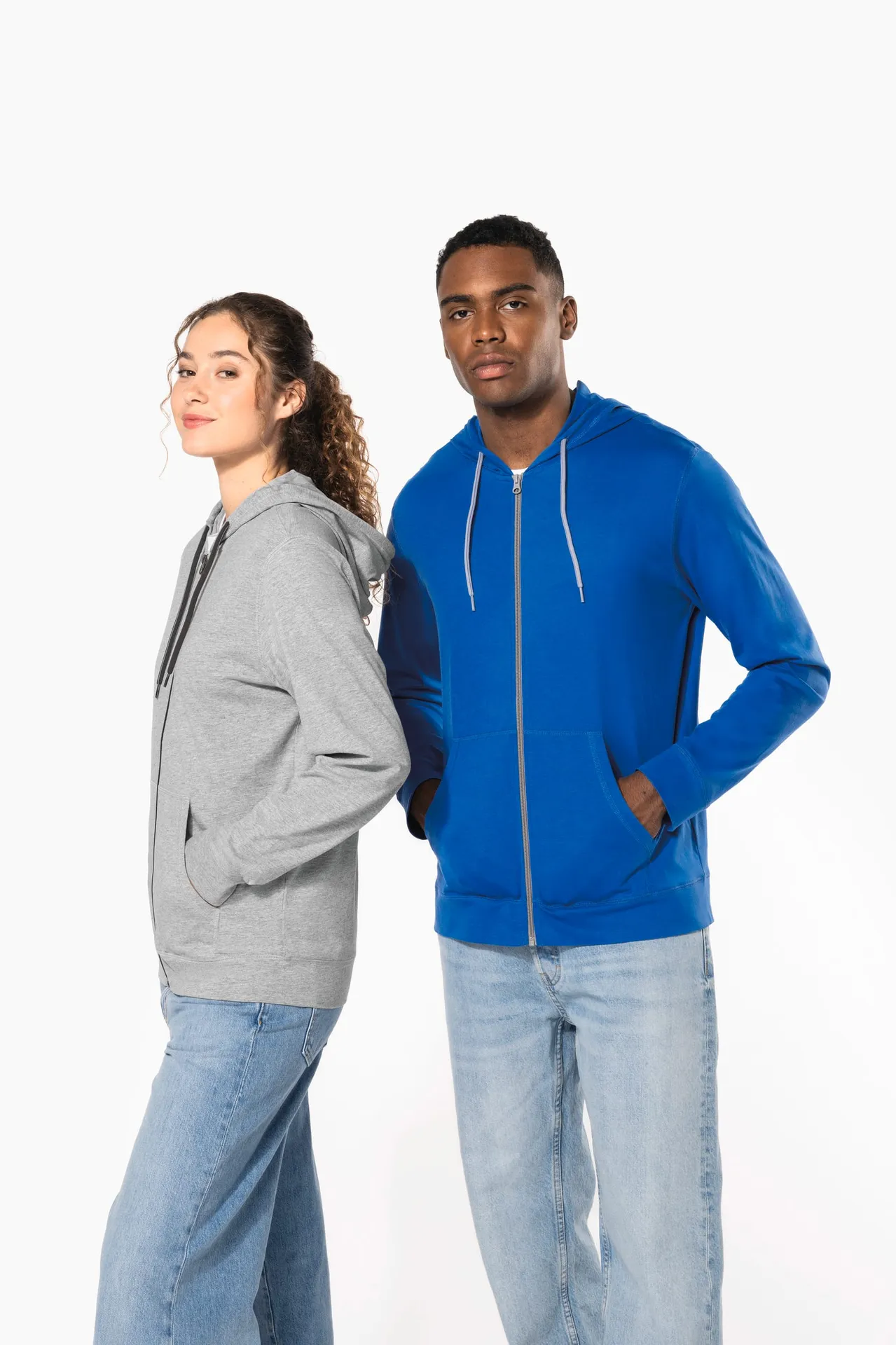 Lightweight Cotton Hooded Sweatshirt