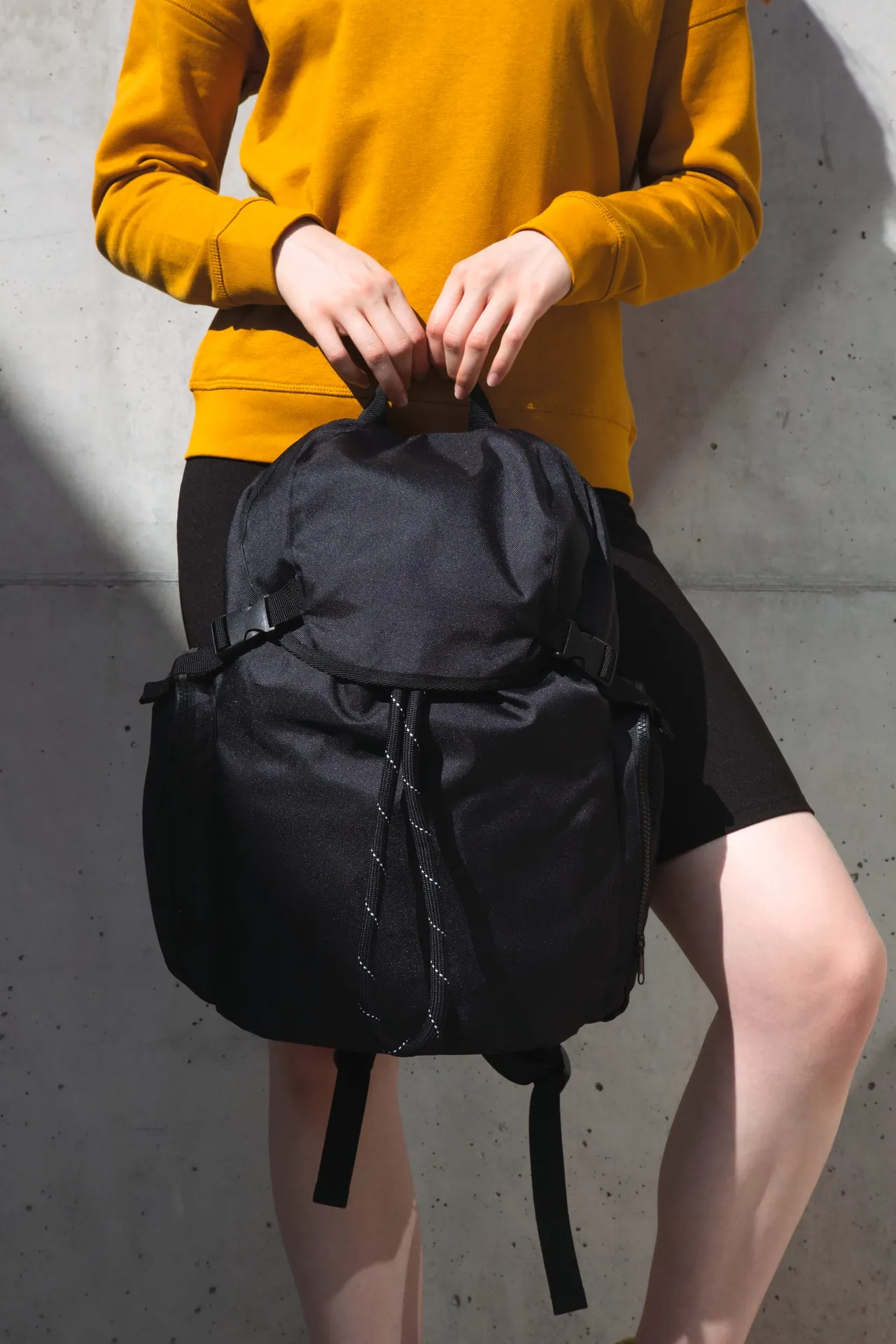 Recycelter Sport City-Rucksack im Lifestyle-Look