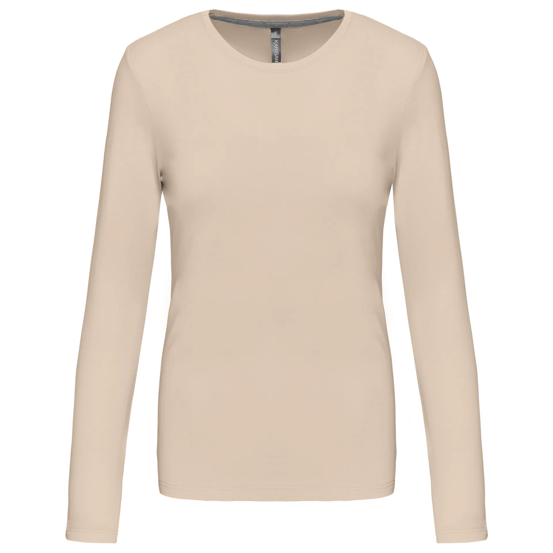 Damen-Langarmshirt mit Rundhalsausschnitt