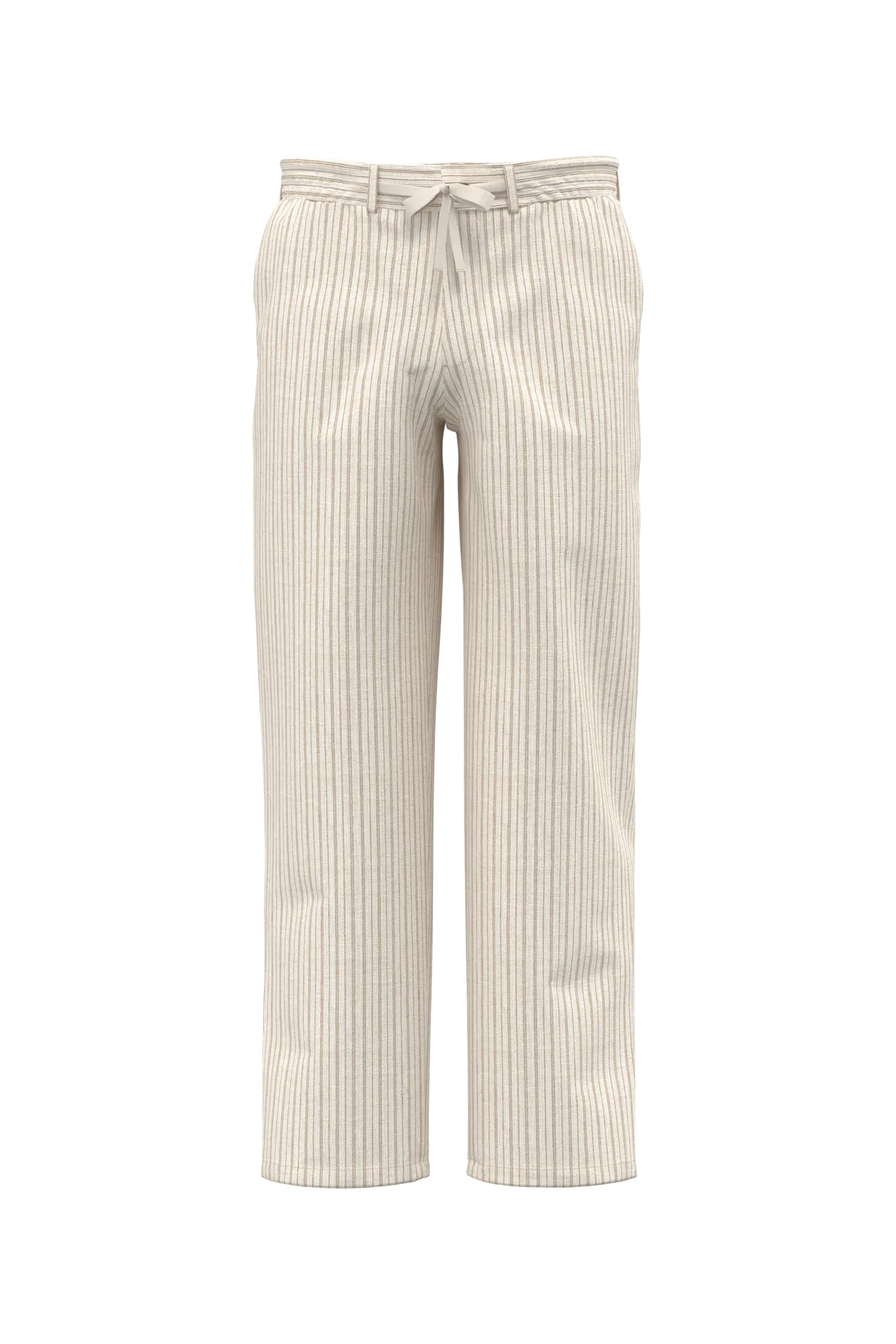 Gestreifte Leinenhose für Herren