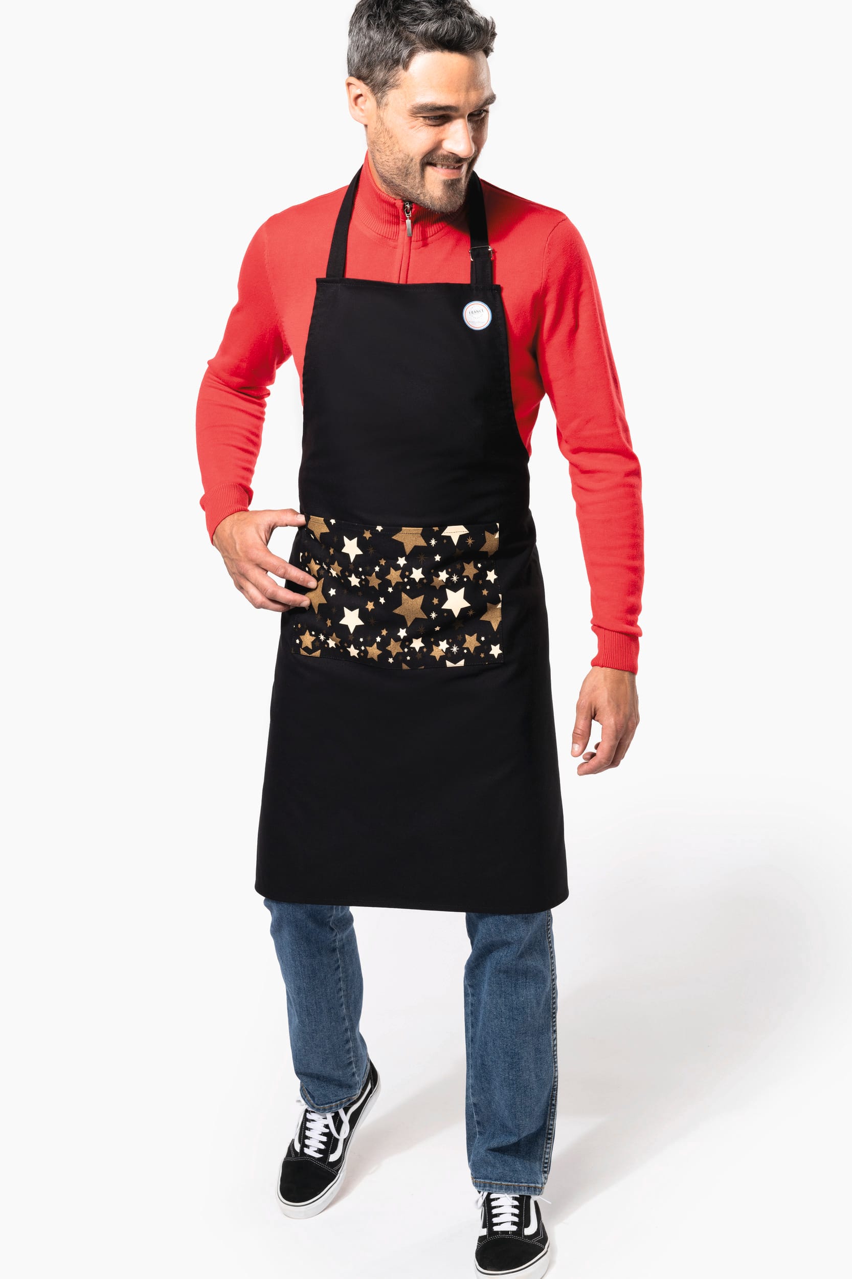 Weihnachtsschürze Erwachsene „Herkunftsland Frankreich garantiert“