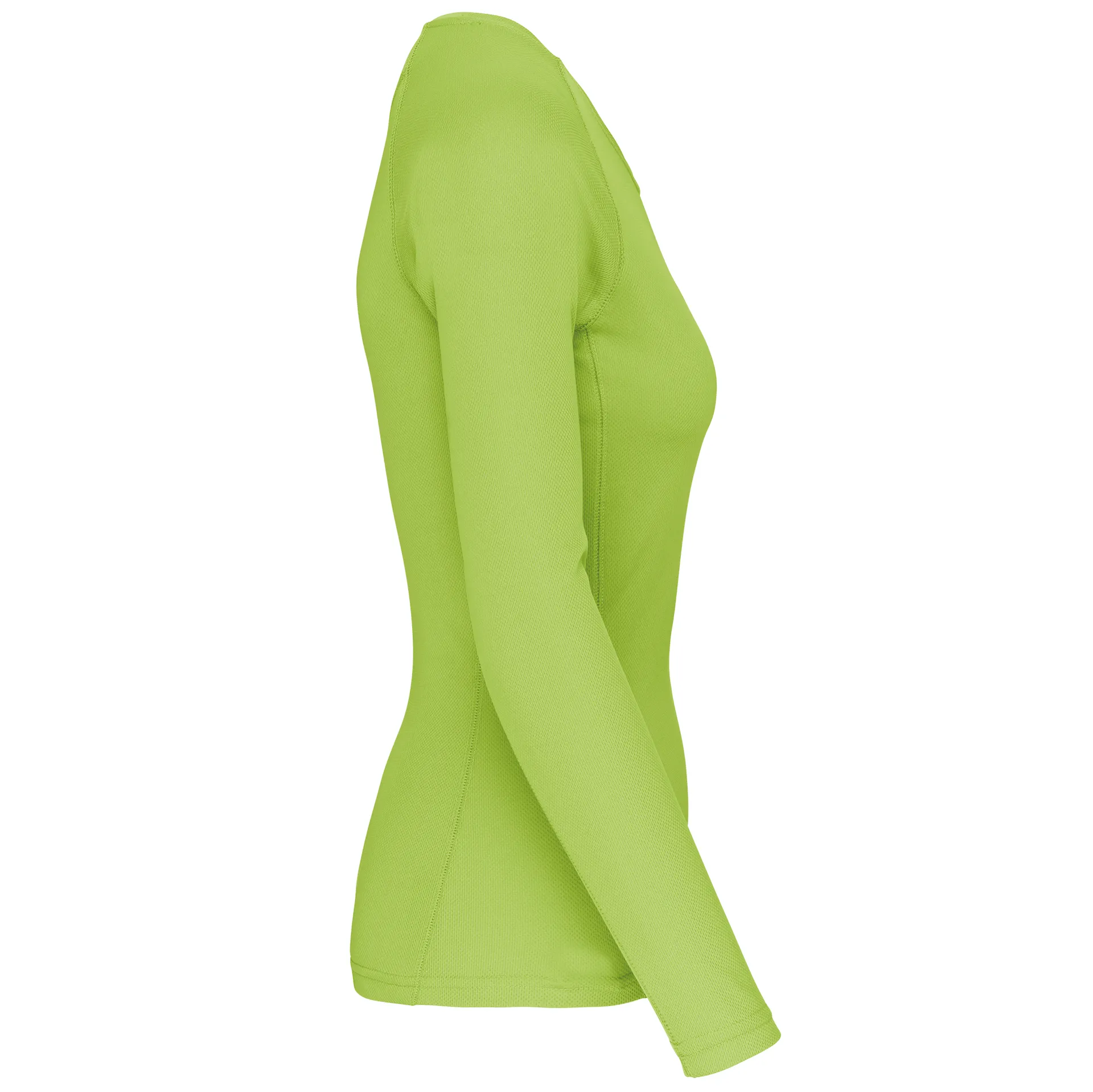 Damen Basic Sport Funktionsshirt Langarm