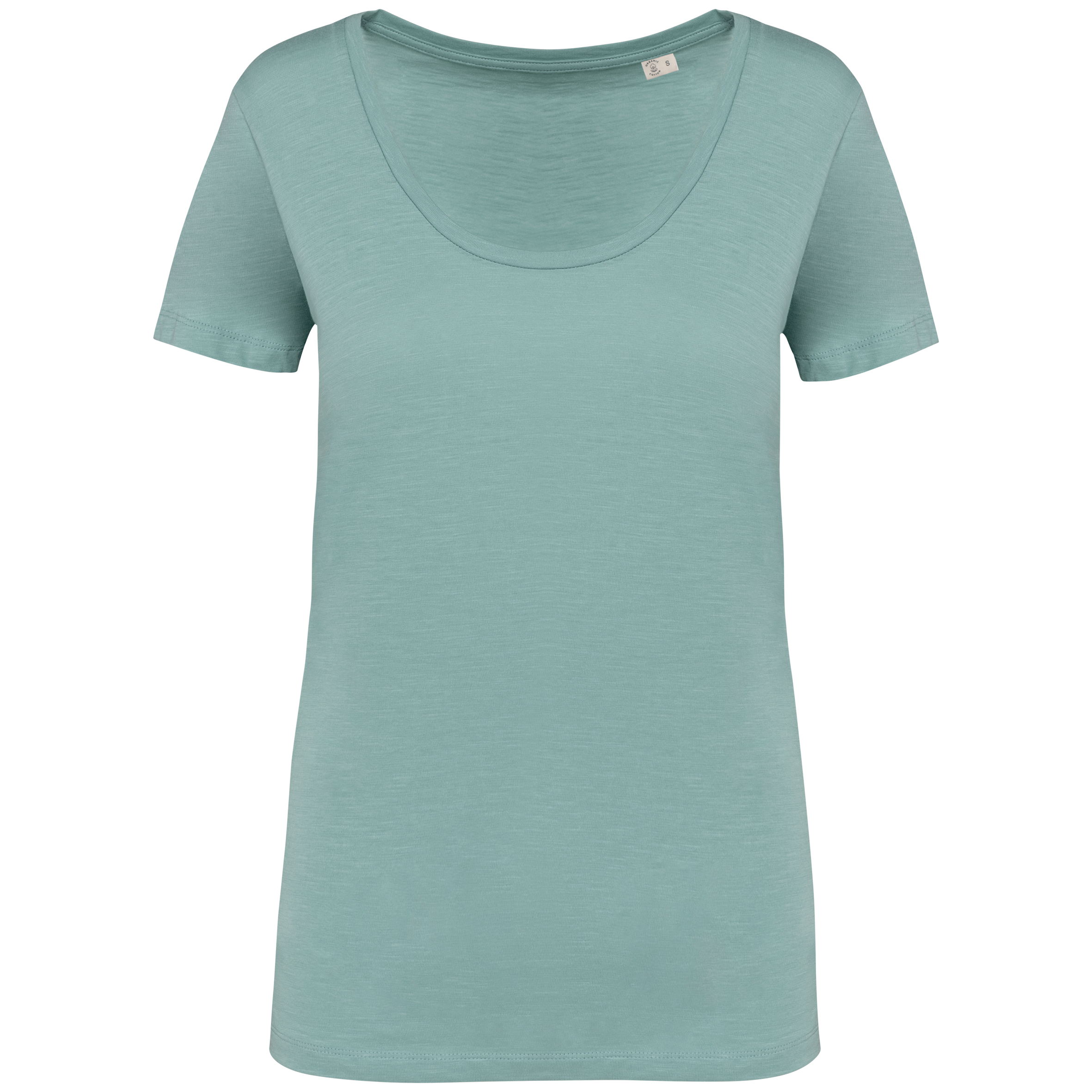 Umweltfreundliches Damen-Slub-T-Shirt Umweltfreundliches Damen-Slub-T-Shirt
