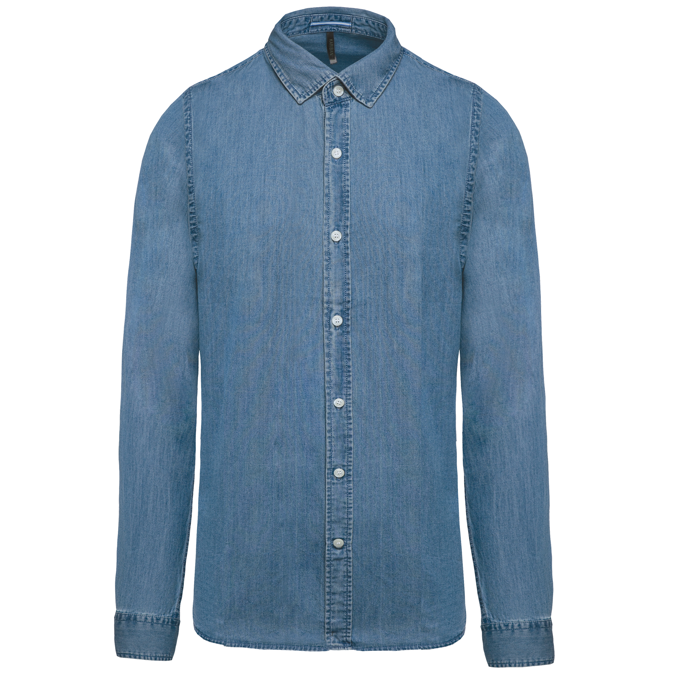 Herren Denimhemd