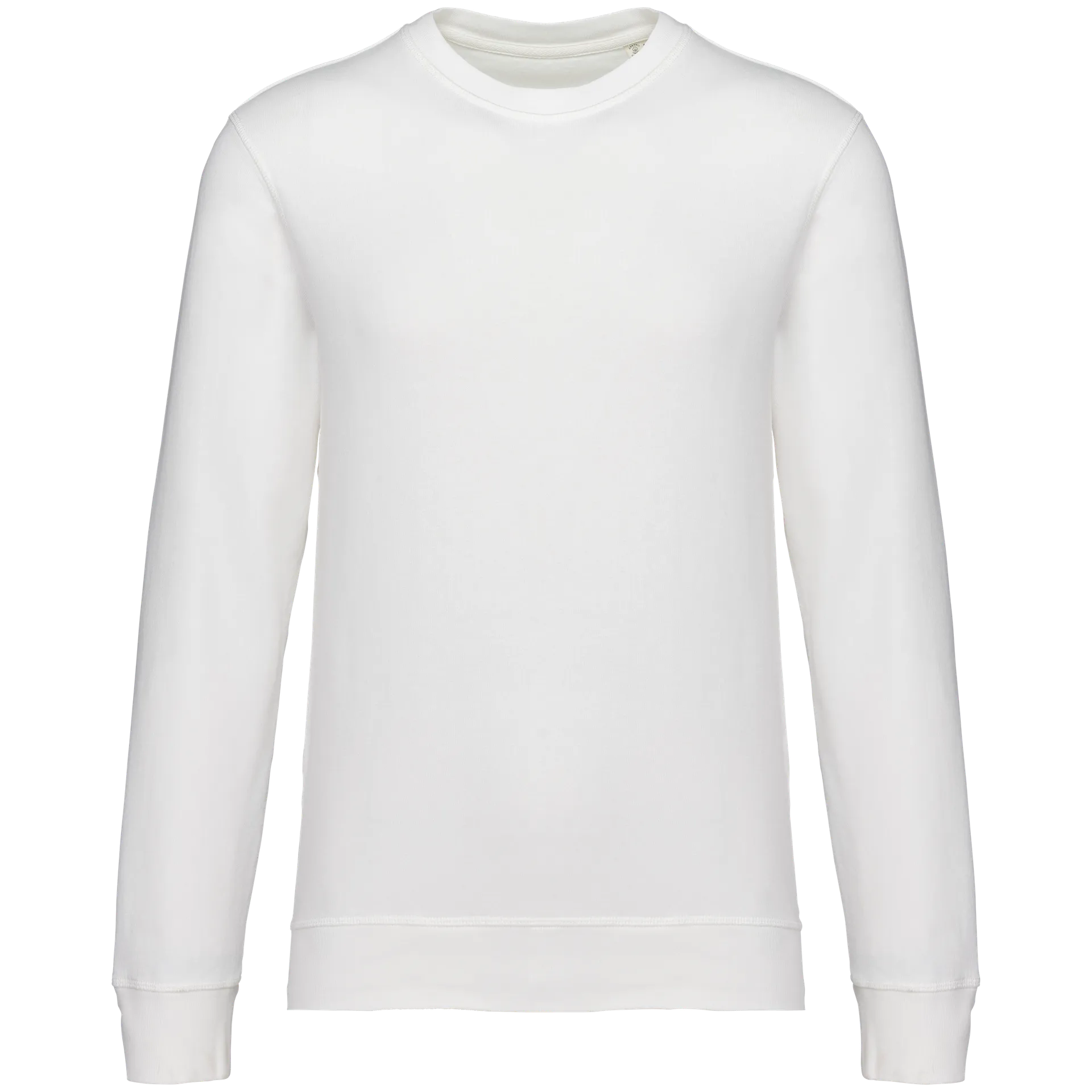 Umweltfreundliches Unisex Sweatshirt mit Rundhalsausschnitt aus French Terry