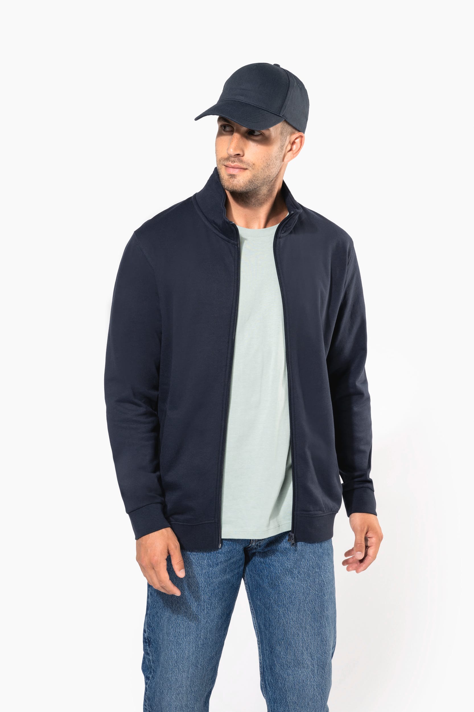 Sweatjacke mit Reißverschluss
