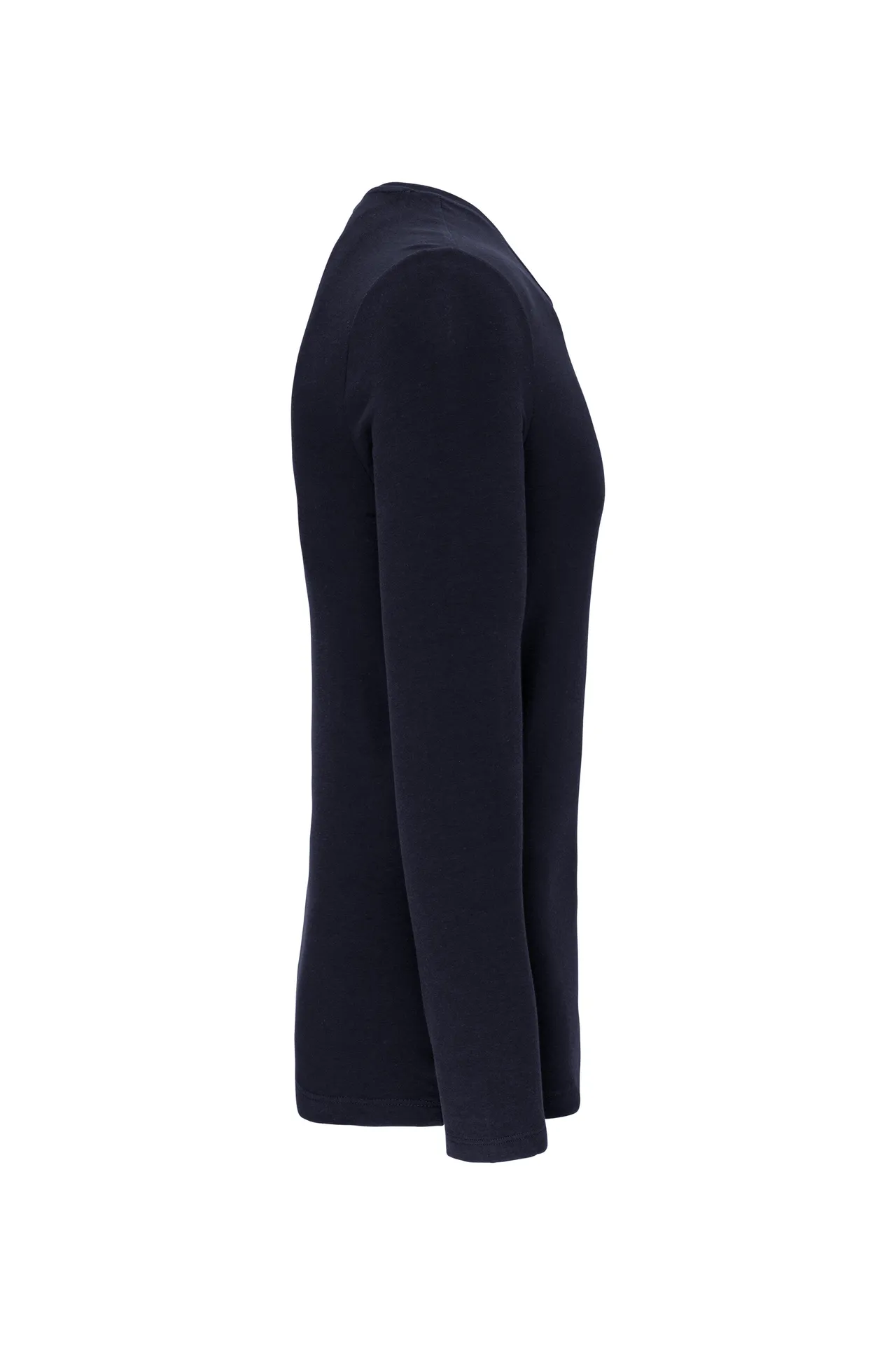 Langarm-T-Shirt mit Rundhalsausschnitt