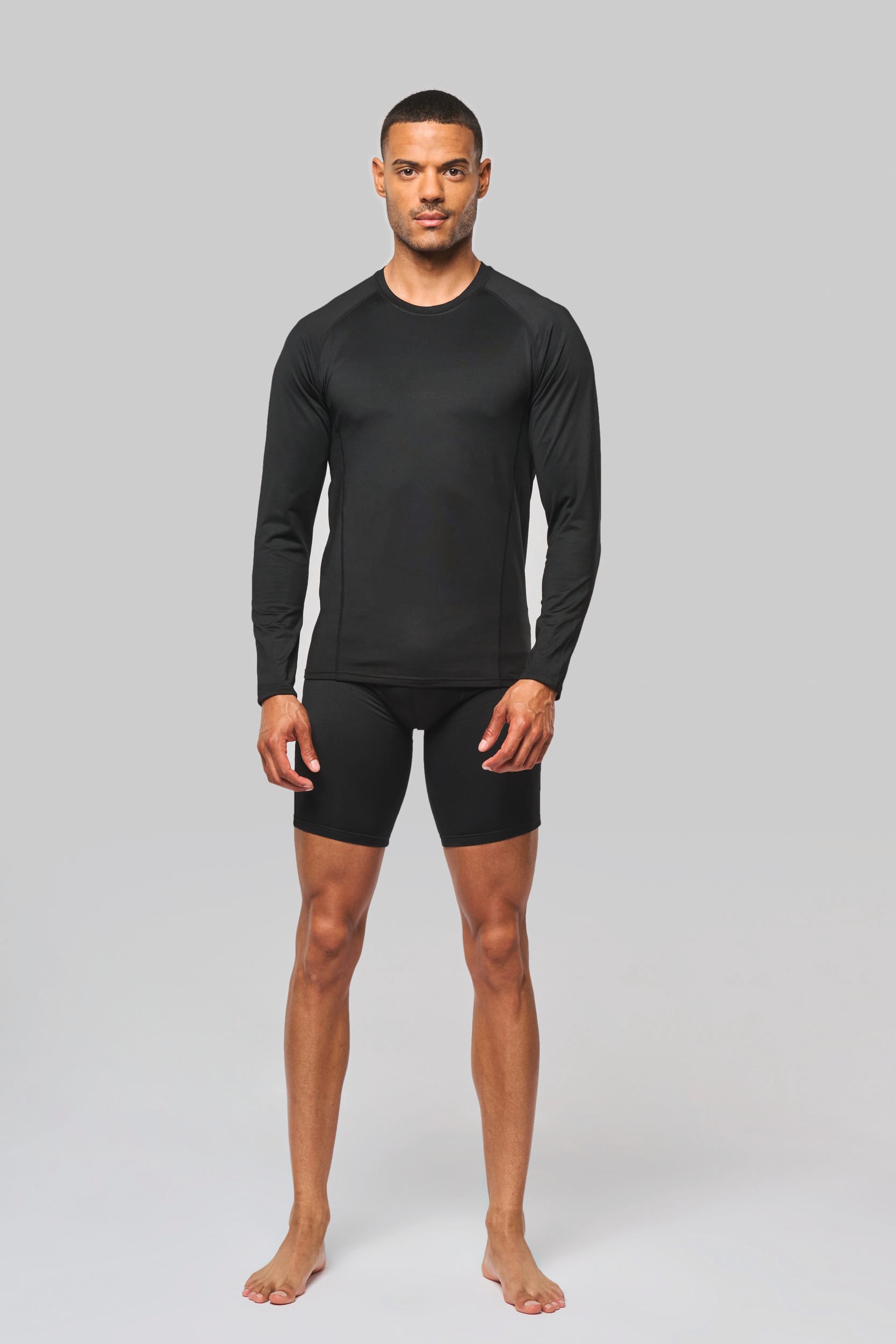 Langarm Doppelhaut T-Shirt. Schnelltrocknend