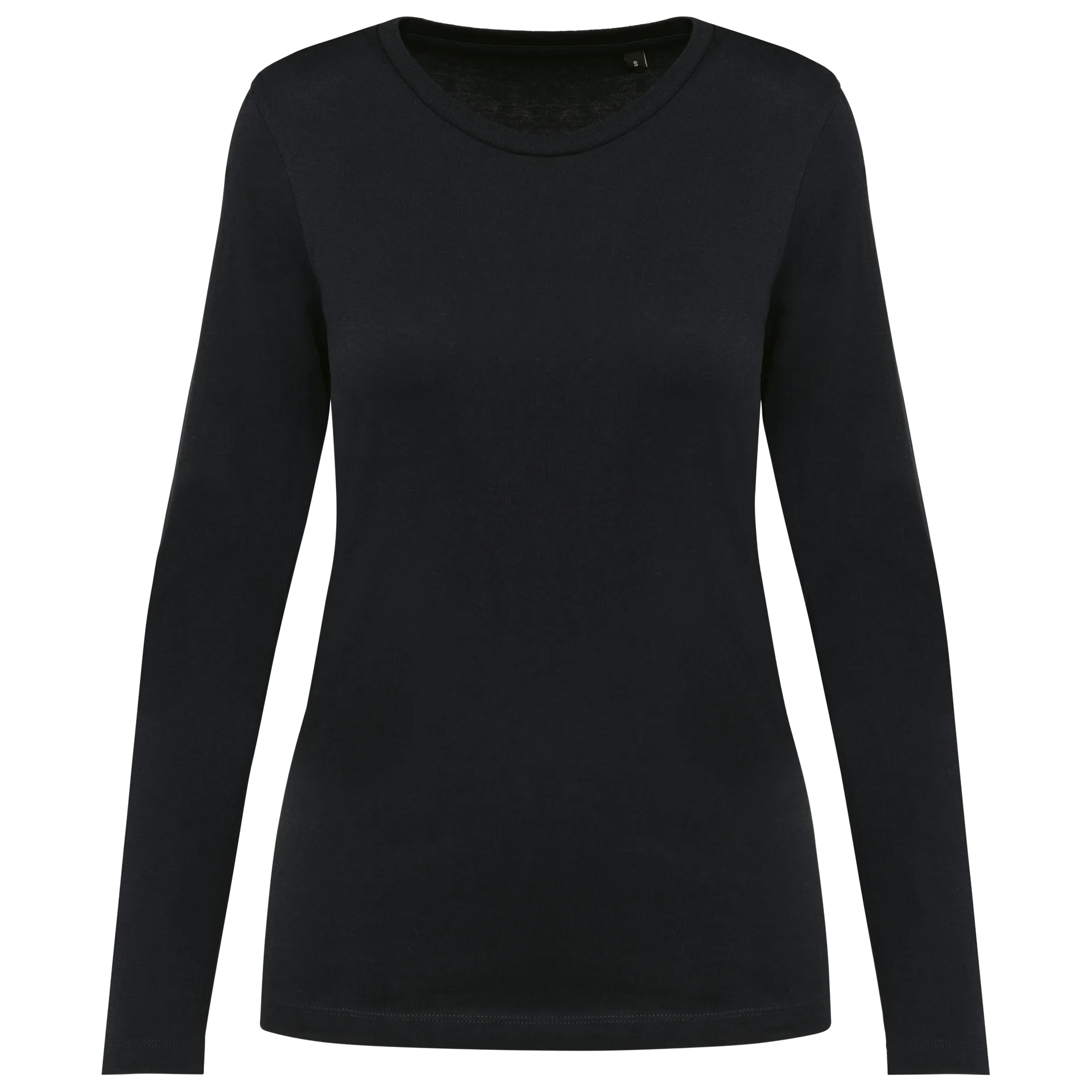 Supima® Damen-T-Shirt mit Rundhalsausschnitt und langen Ärmeln