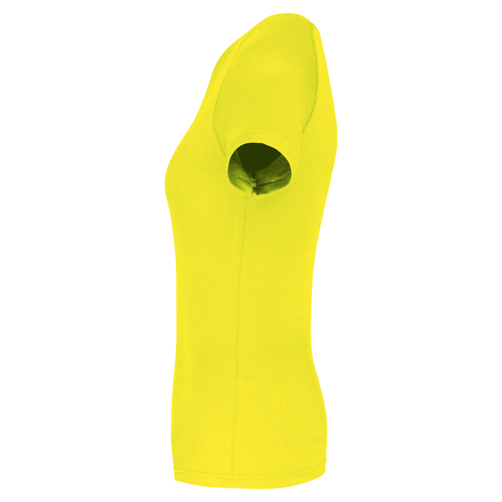 Damen-Sportshirt aus Recyclingmaterial mit Rundhalsausschnitt