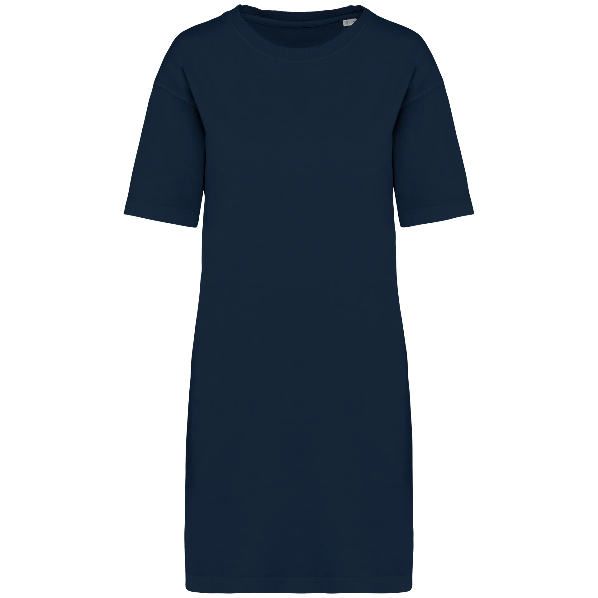 Umweltfreundliches ausgewaschenes Damen-T-Shirt-Kleid