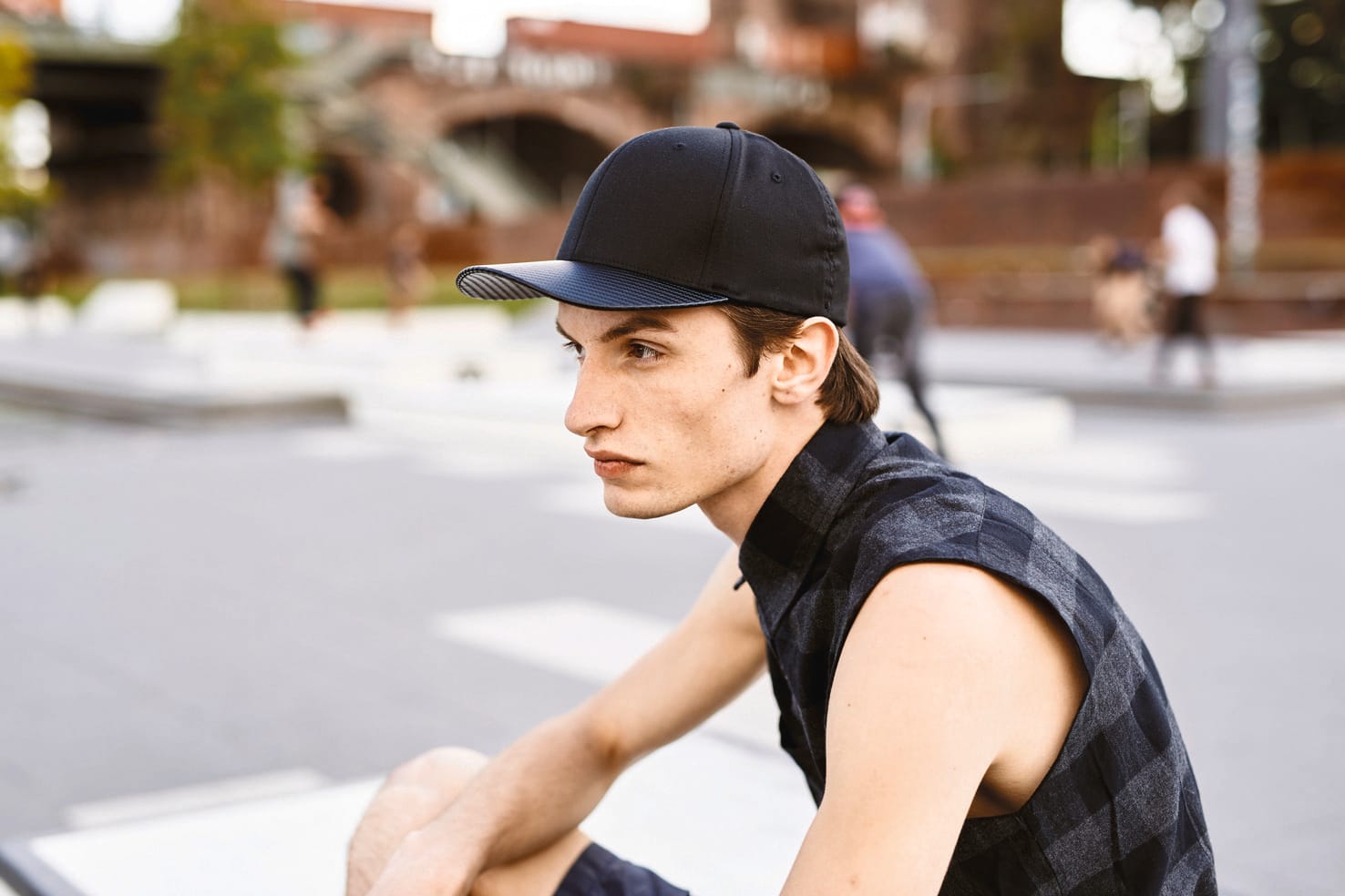 Carbon Snapback Cap