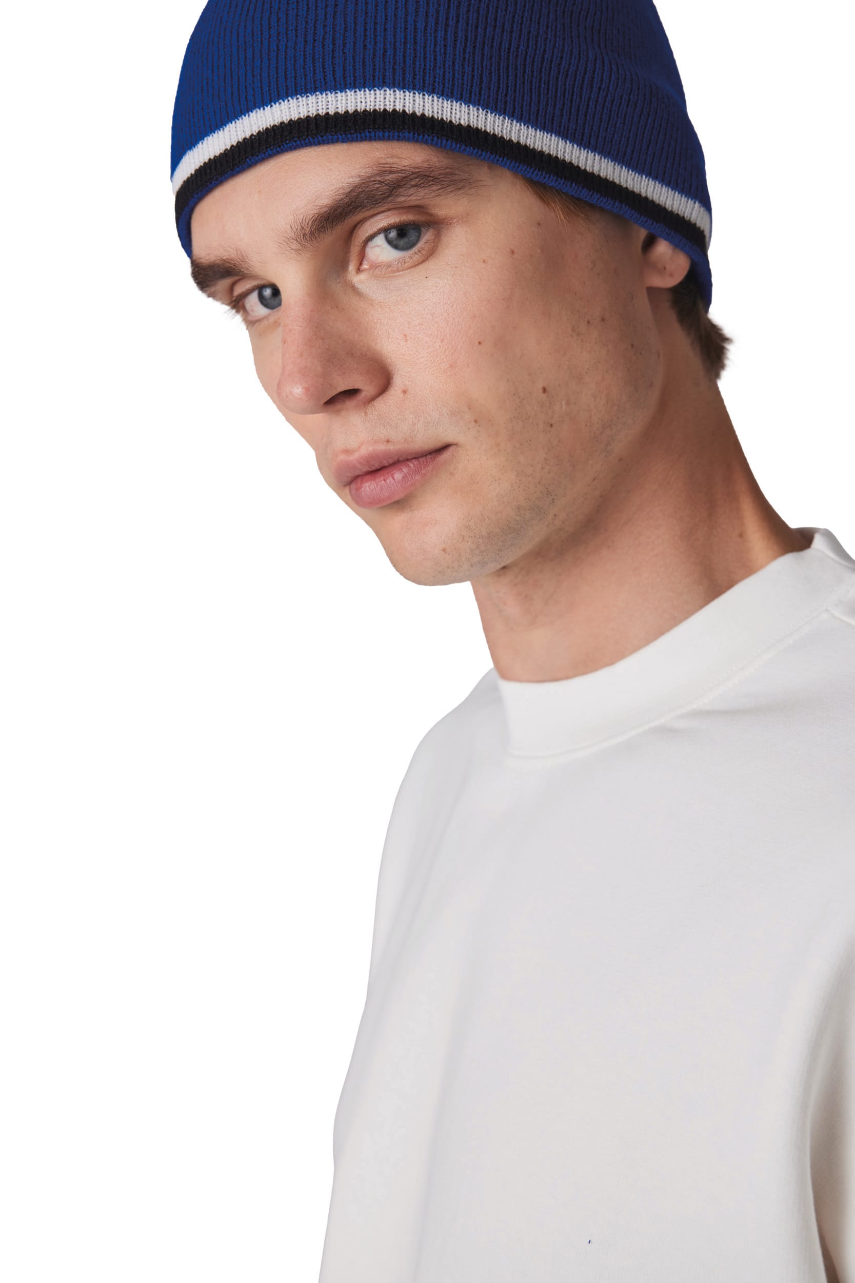 Beanie Mütze mit Kontrastrand