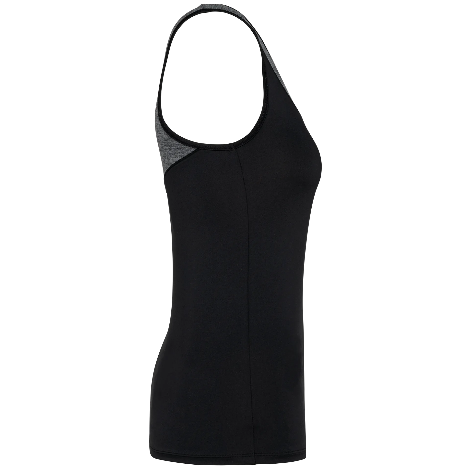 Zweifarbiges Padel-Damentop