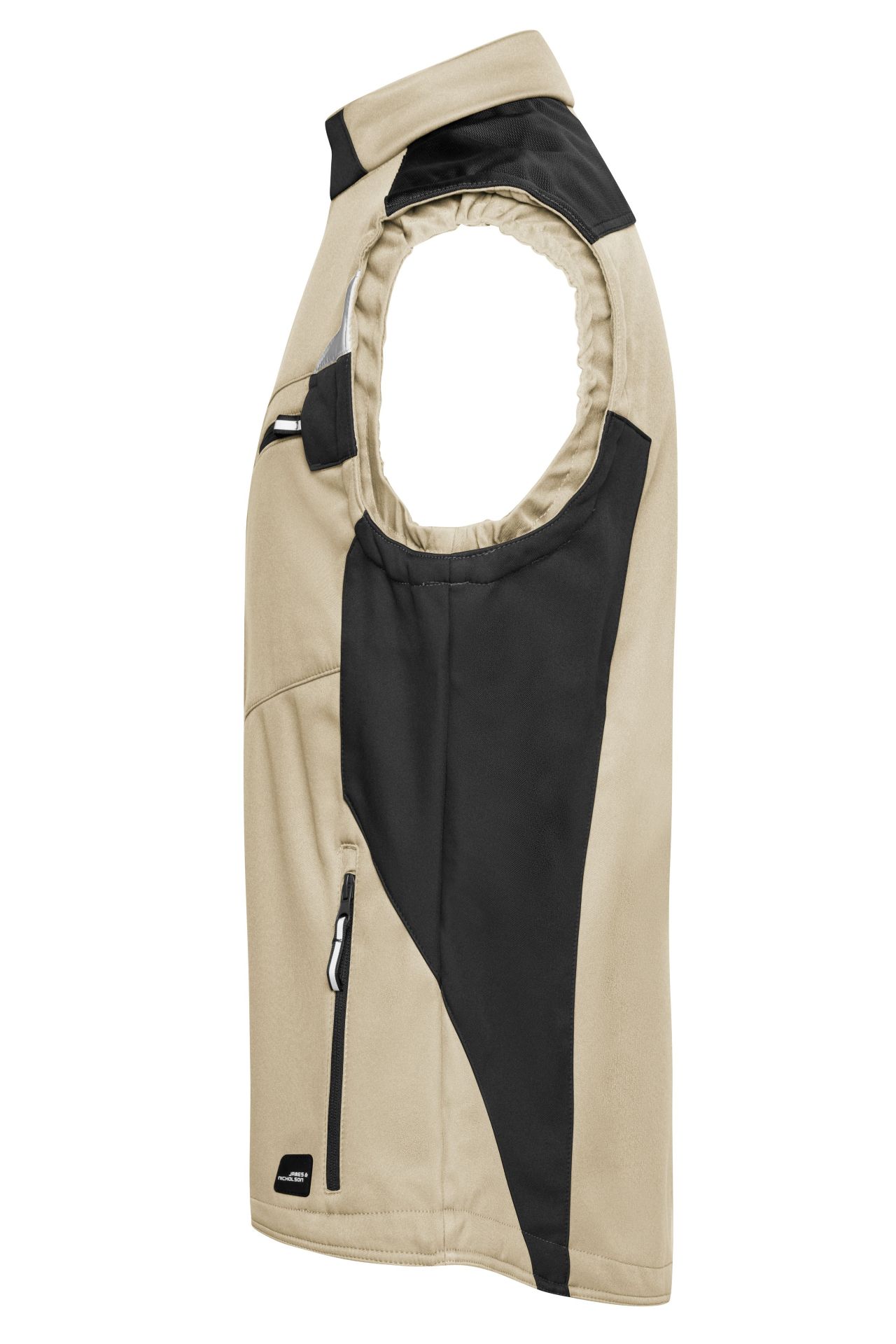 James & Nicholson JN845 – Funktionale Softshell-Arbeitsweste mit CORDURA®