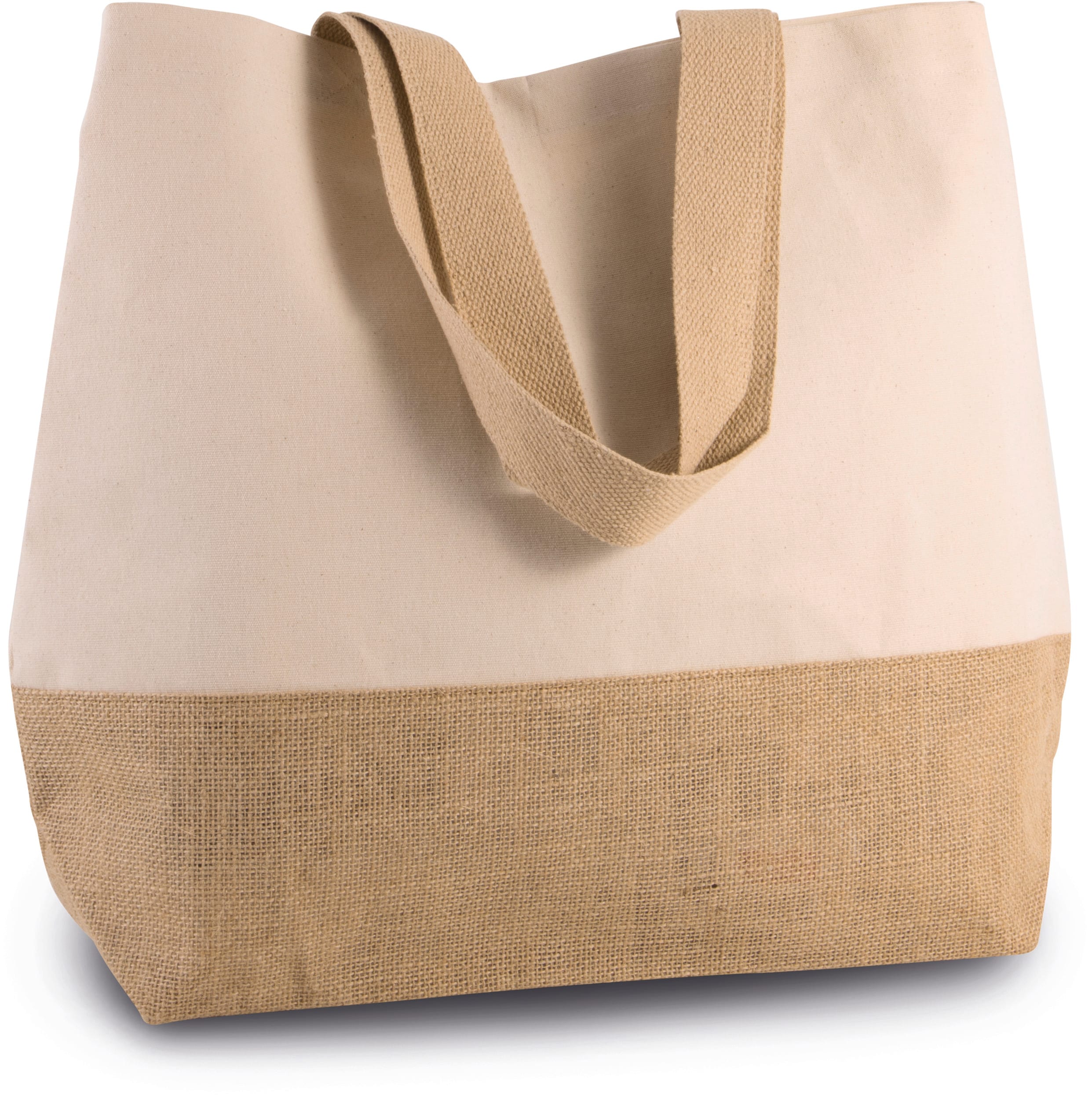 Baumwolltuch-Jute-Shoppingtasche