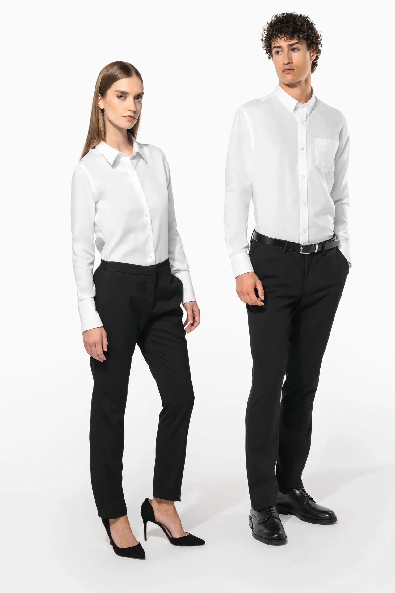 Damen Langarmbluse Bügelfrei